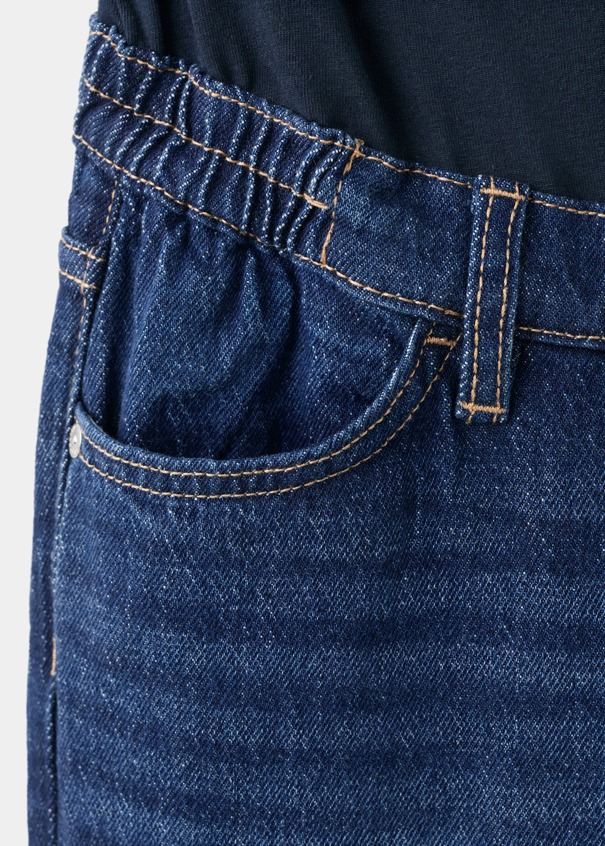 Wide leg maternity jeans - Details of the article 0