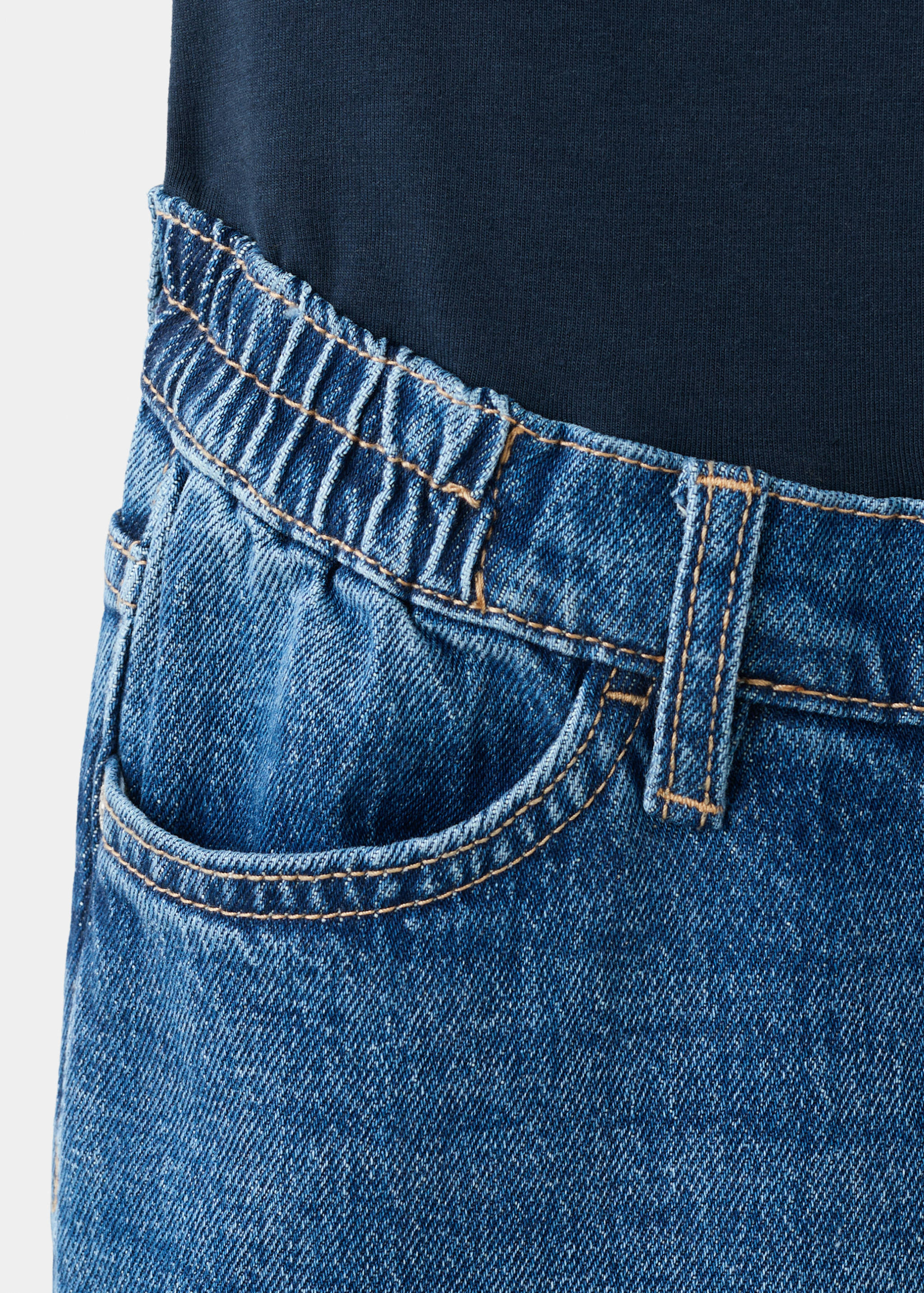 Wide leg maternity jeans - Details of the article 0