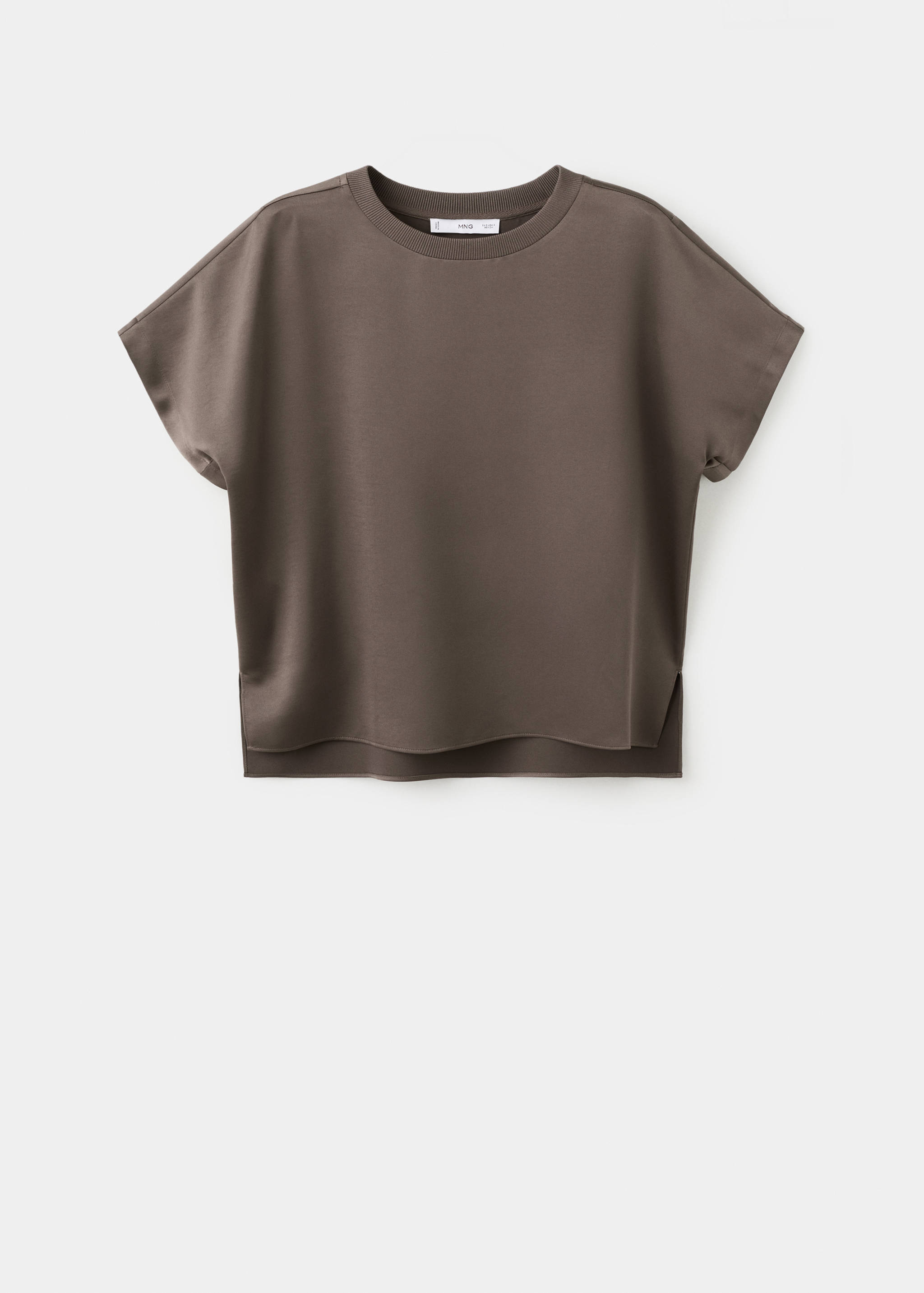 Blouse crop satinée - Article sans modèle