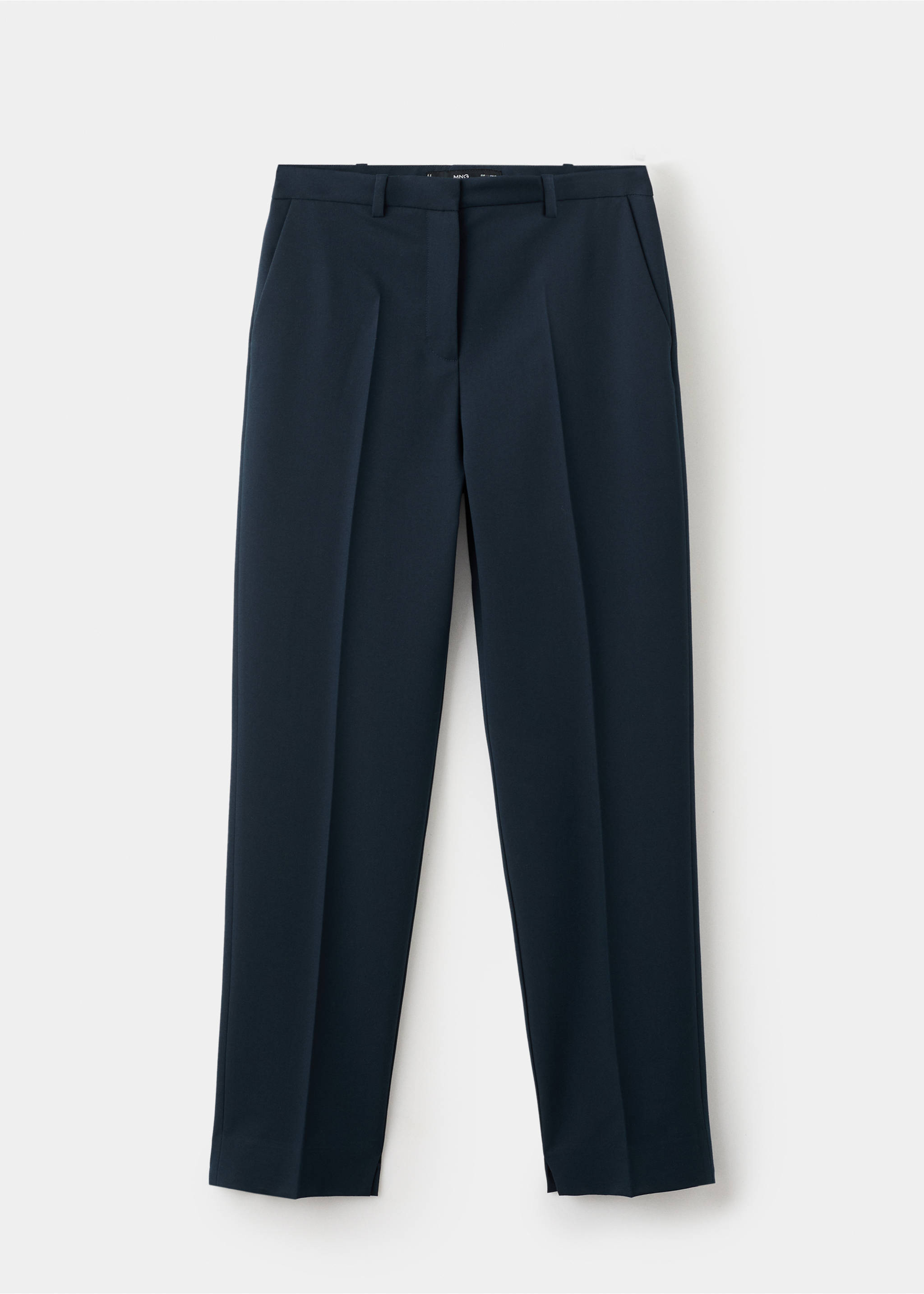 Pantalon droit costume - Article sans modèle, Bleu marine foncé. Ref: 27021297-00.
