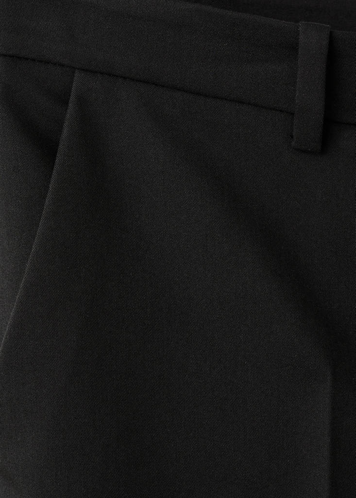 Straight suit trousers — Black