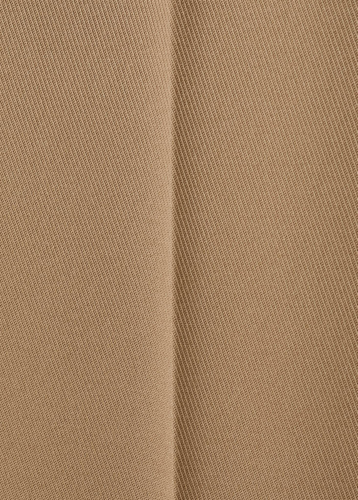 Straight low-rise suit trousers — Medium Brown