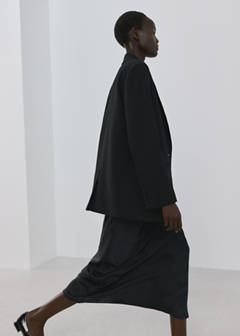 Straight suit jacket with lapel pockets — Black 11