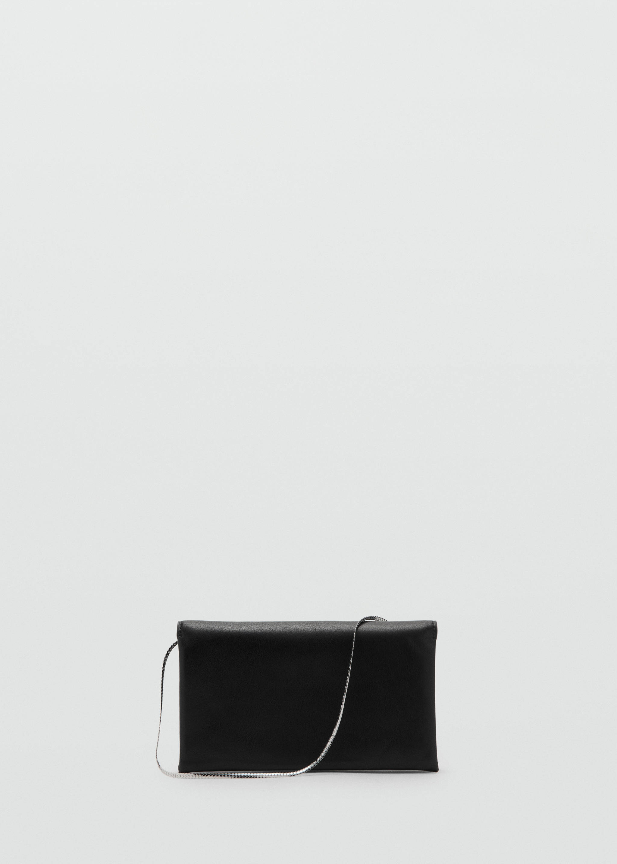 Leather shoulder bag with chain - Article without model