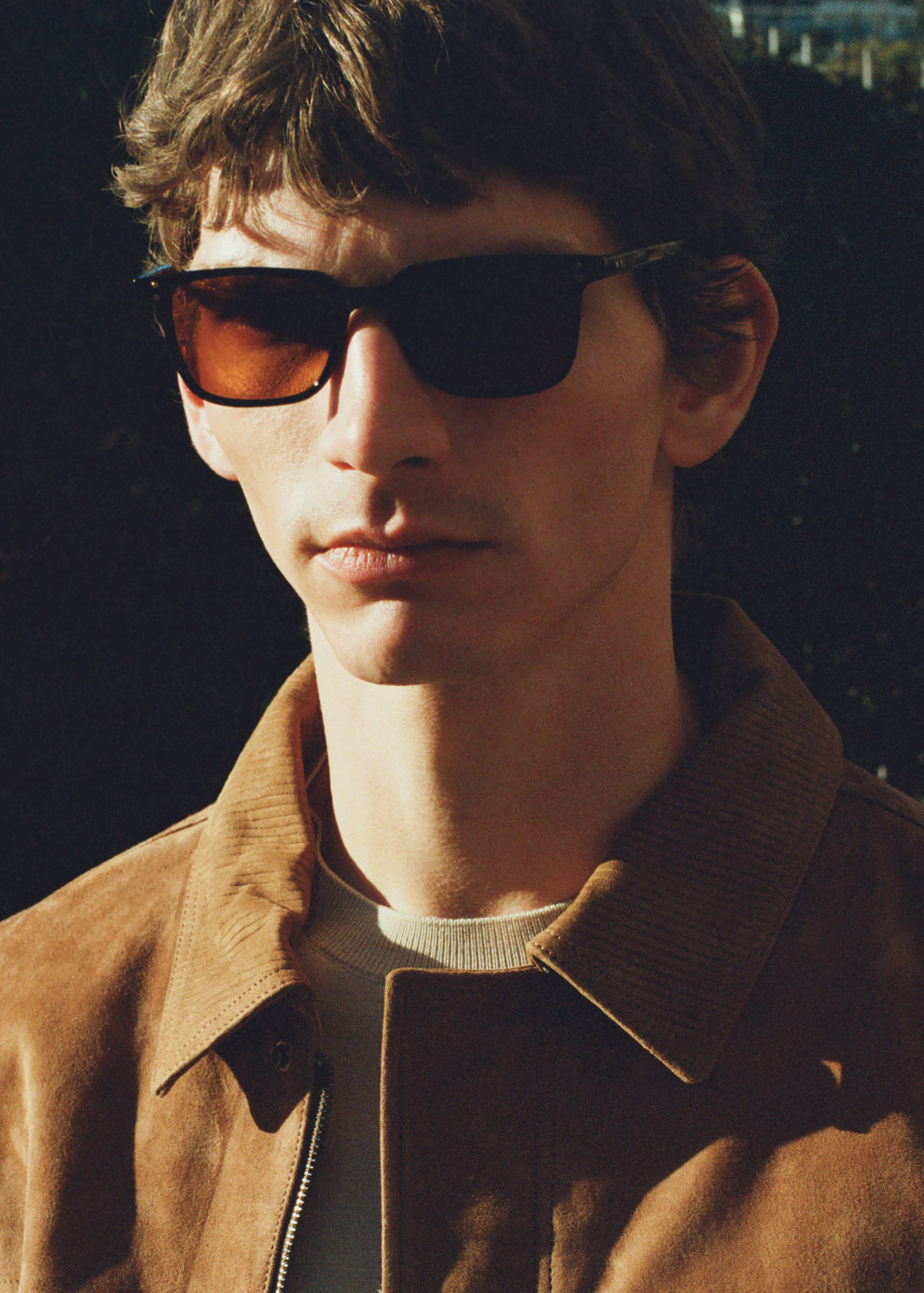 Rectangular-frame sunglasses - General plane