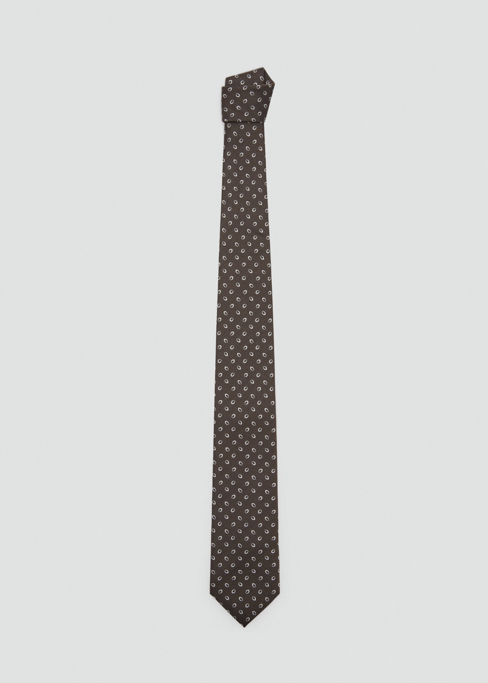 Printed silk tie - Article without model