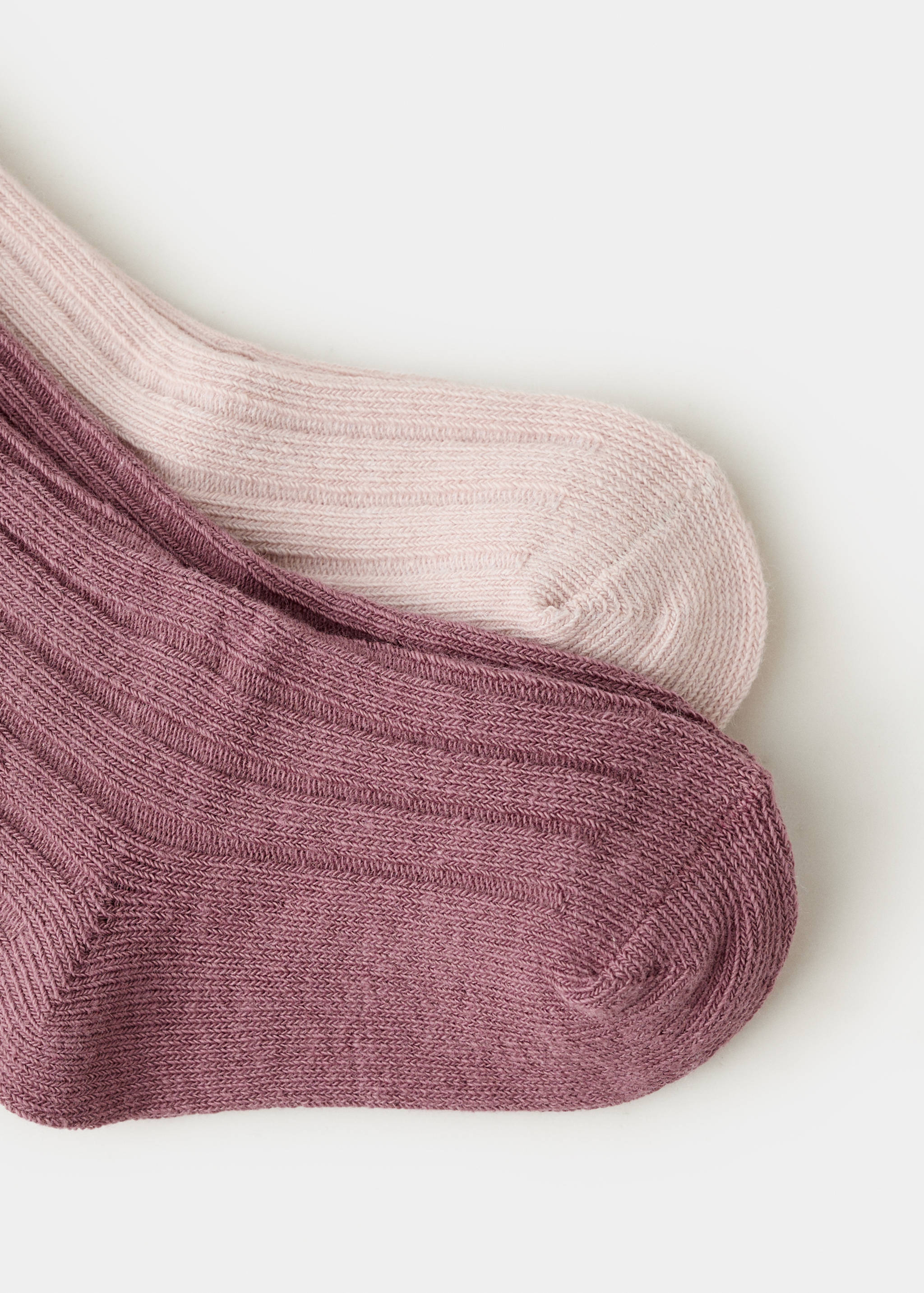 Pack 2 calcetines altos canalé - Detalle del artículo 8