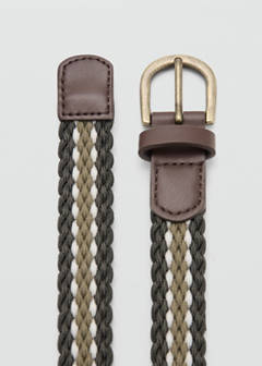 Braided belt — Khaki 2
