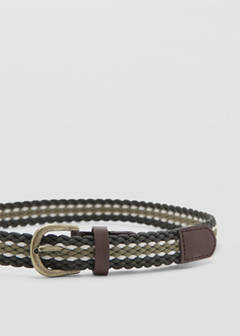 Braided belt — Khaki 3