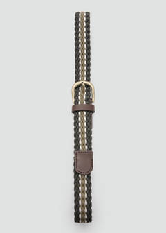 Braided belt — Khaki 4