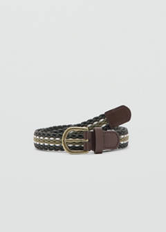 Braided belt — Khaki 1