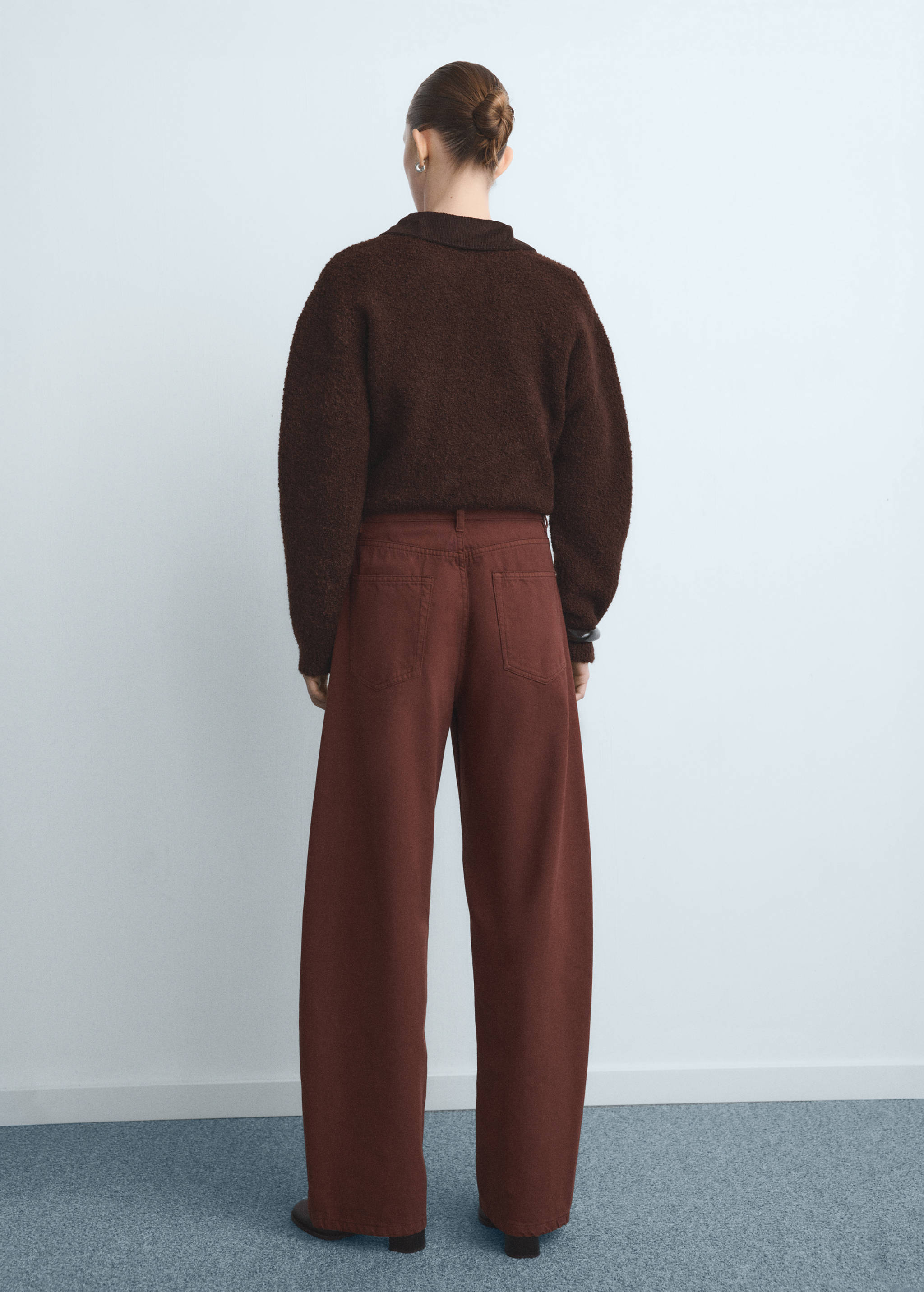 中腰气球牛仔裤 - null