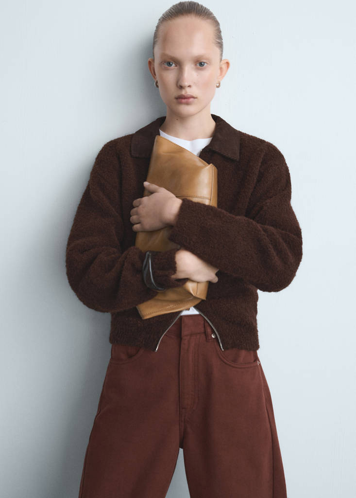 Mid-rise balloon jeans — Burnt Orange