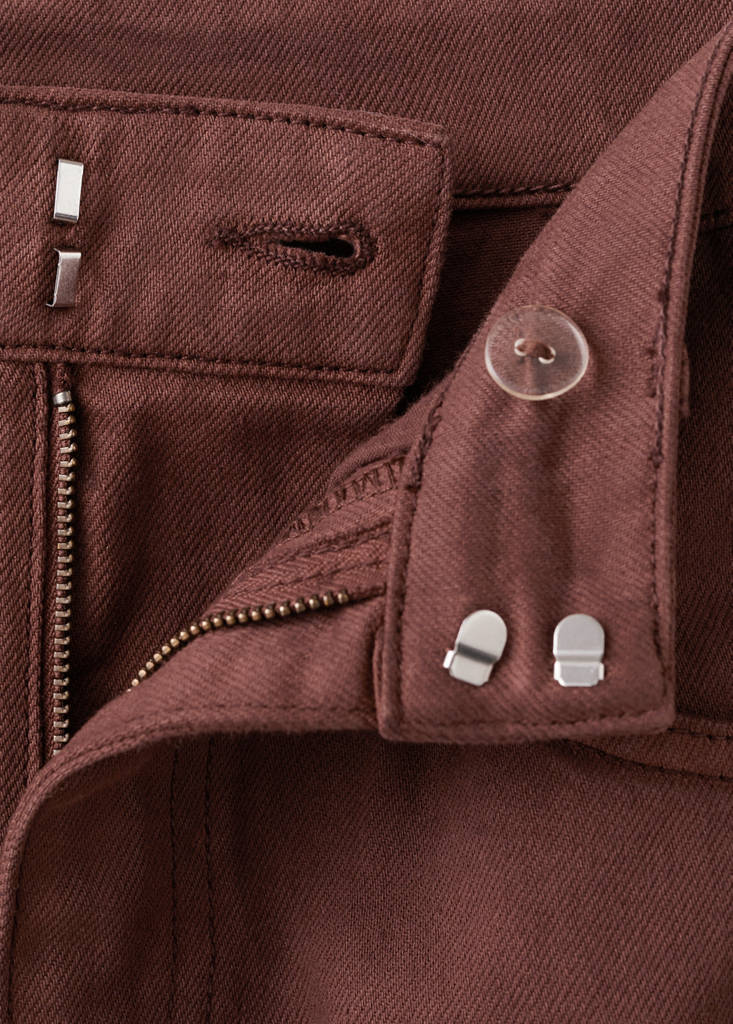 Mid-rise balloon jeans — Burnt Orange