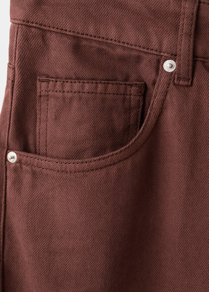 Mid-rise balloon jeans — Burnt Orange