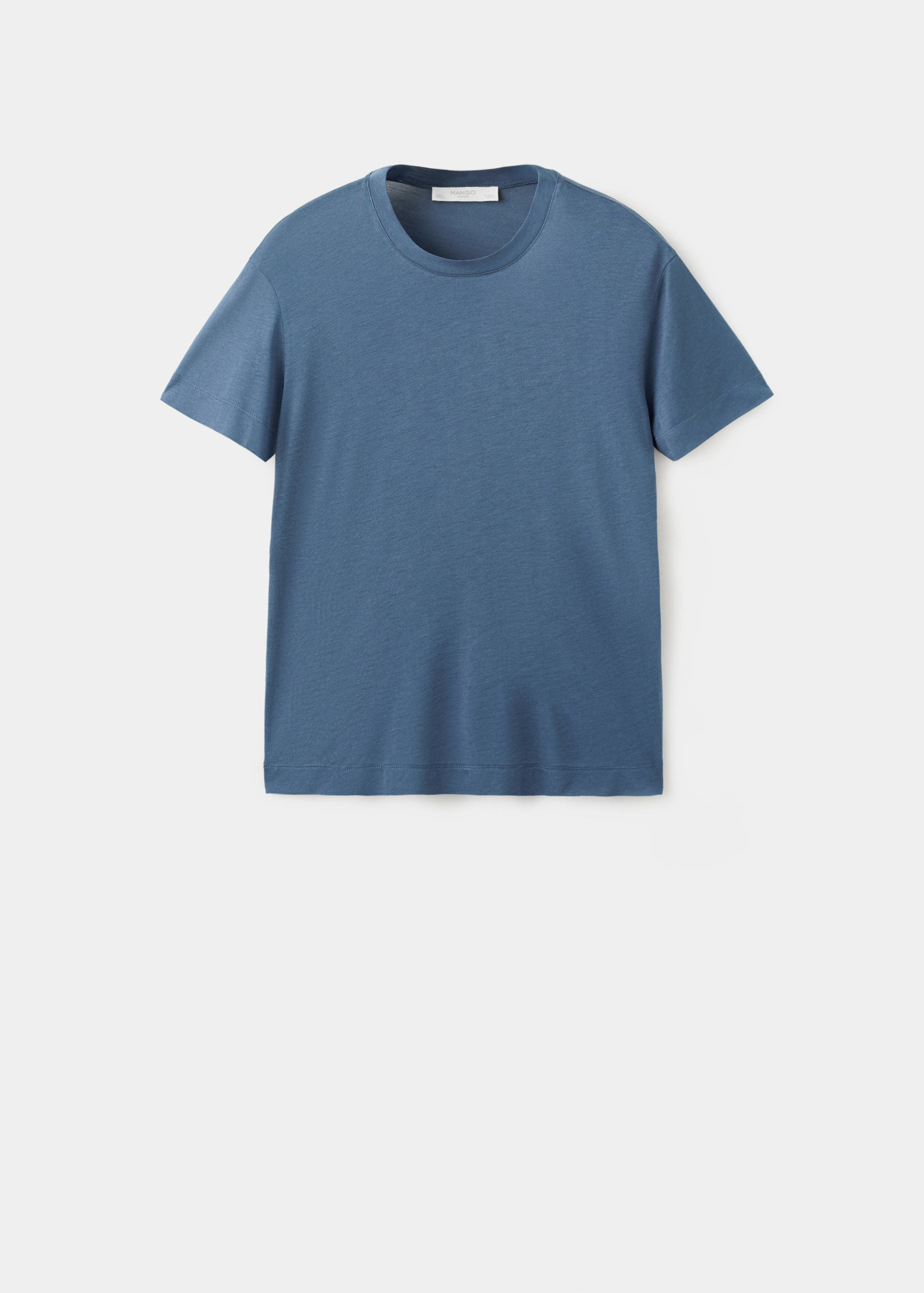 Short-sleeved micro-modal pyjama top - Article without model