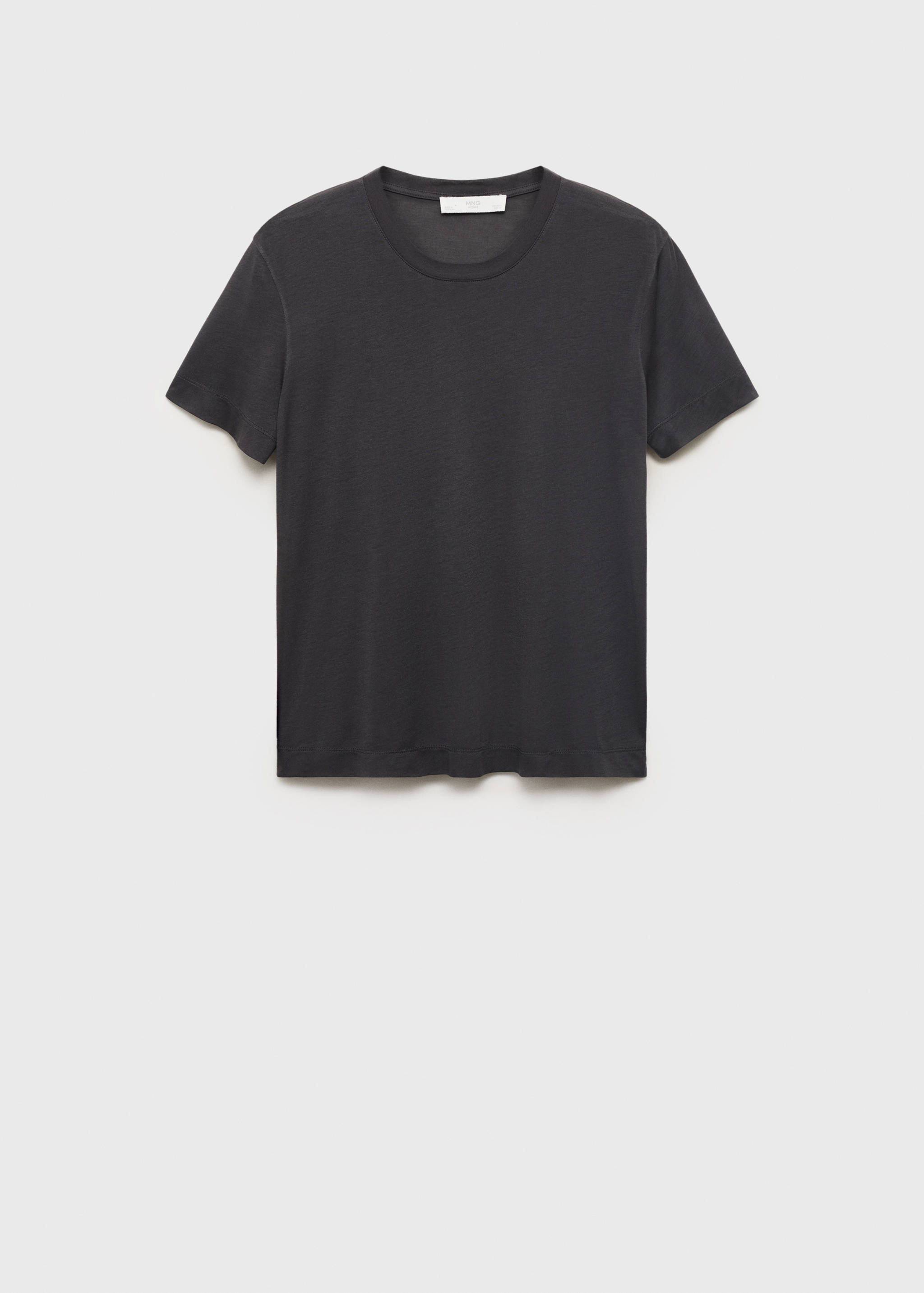 Short-sleeved micro-modal pyjama top - Article without model