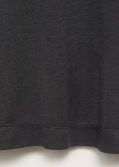 Short-sleeved micro-modal pyjama top — Charcoal 8