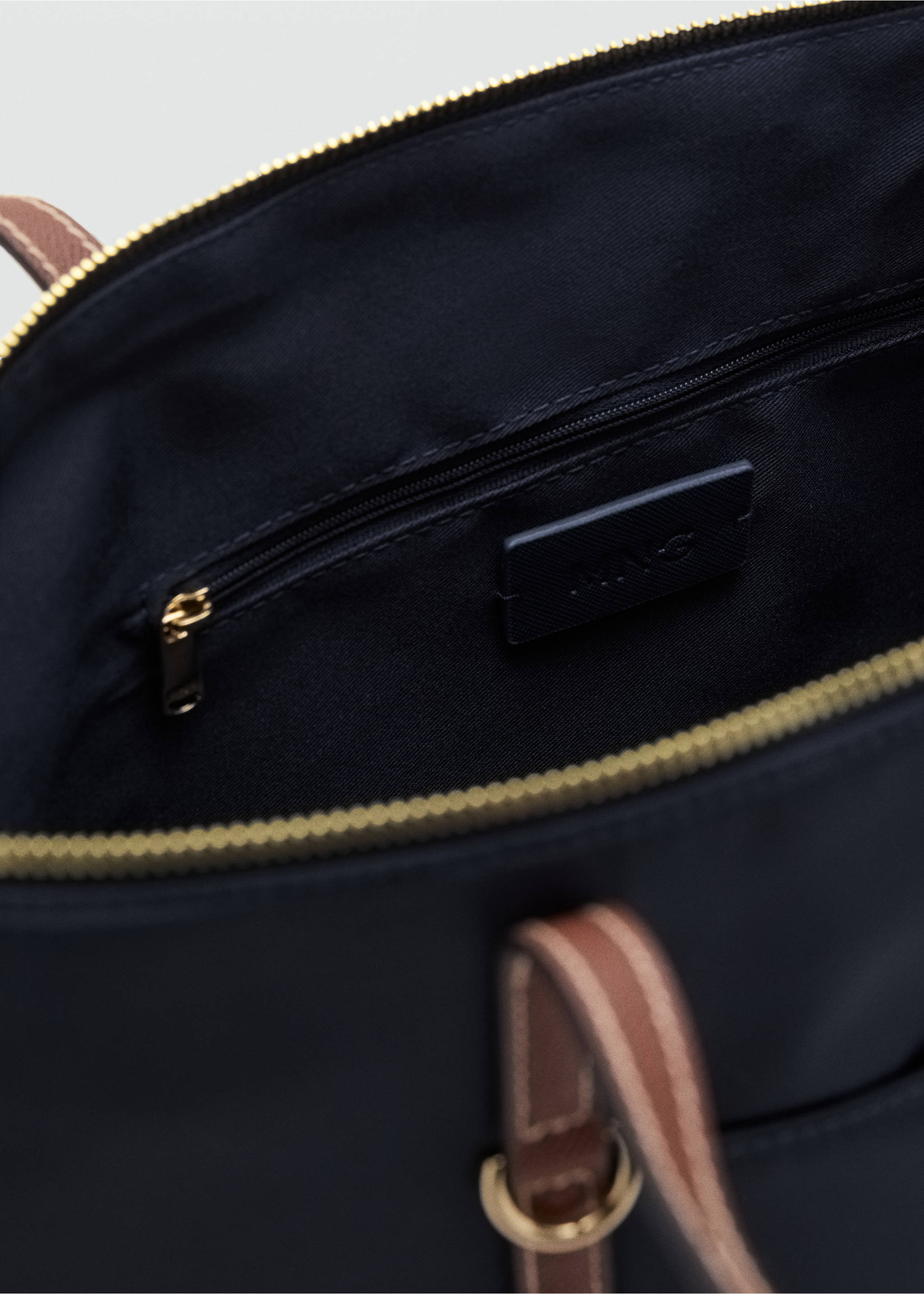 Tas shopper pegangan ganda - Rincian barang 2, Biru laut. Ref: 27021321-00.