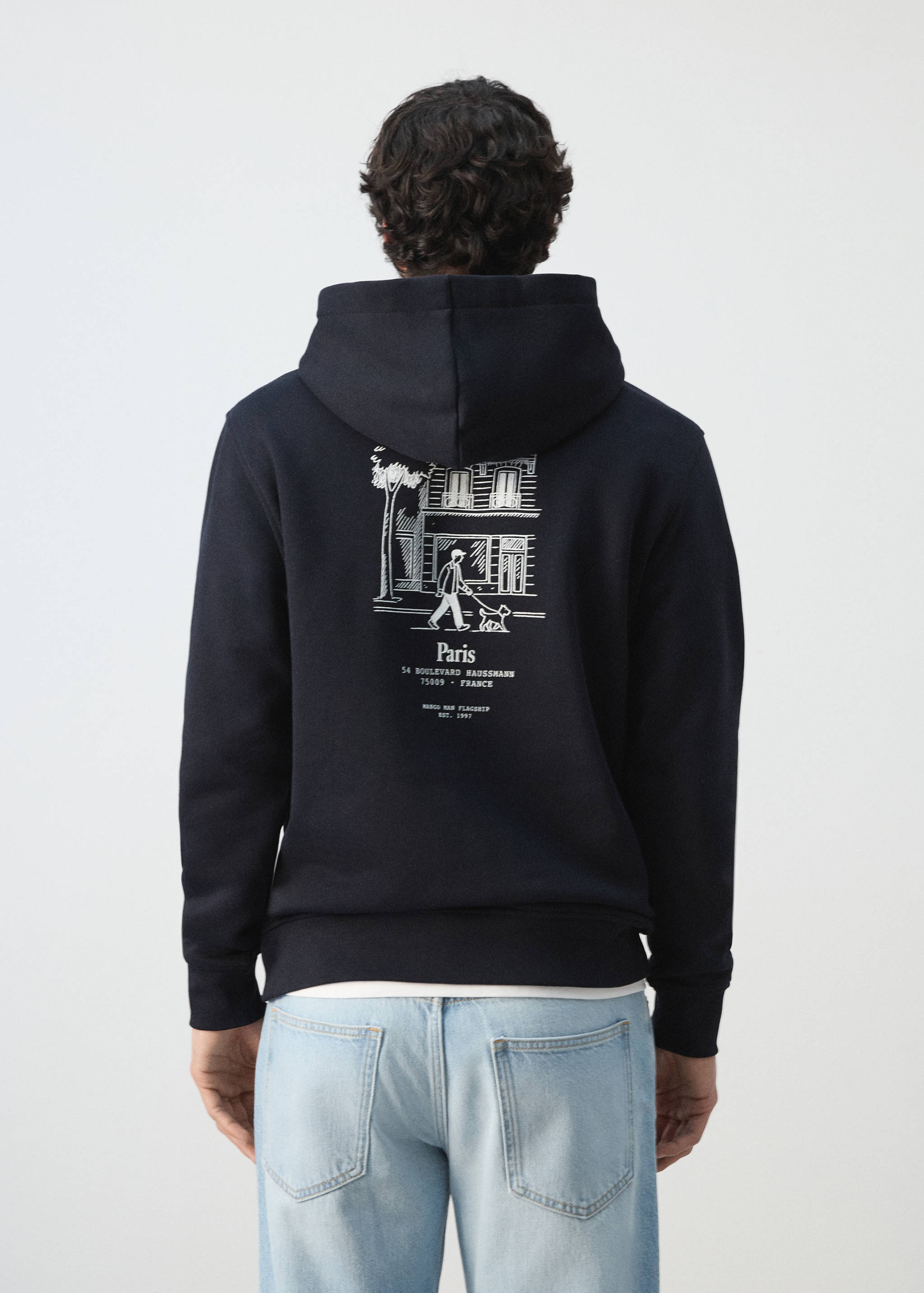 Sudadera capucha gráfico - Reverso del artículo