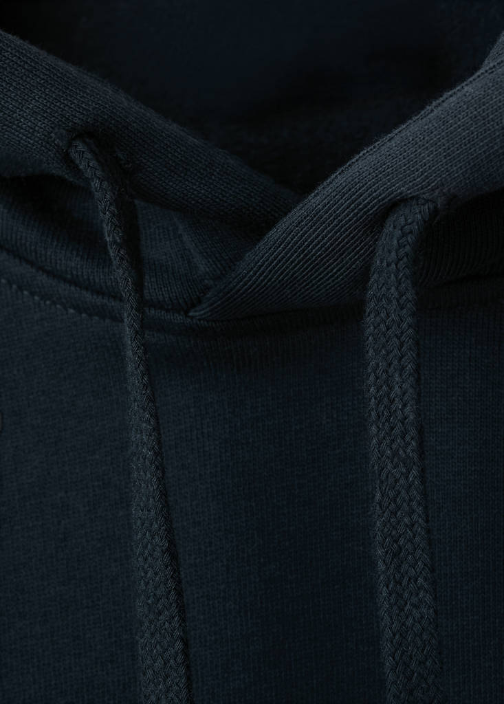 Graphic hooded sweatshirt — Navy