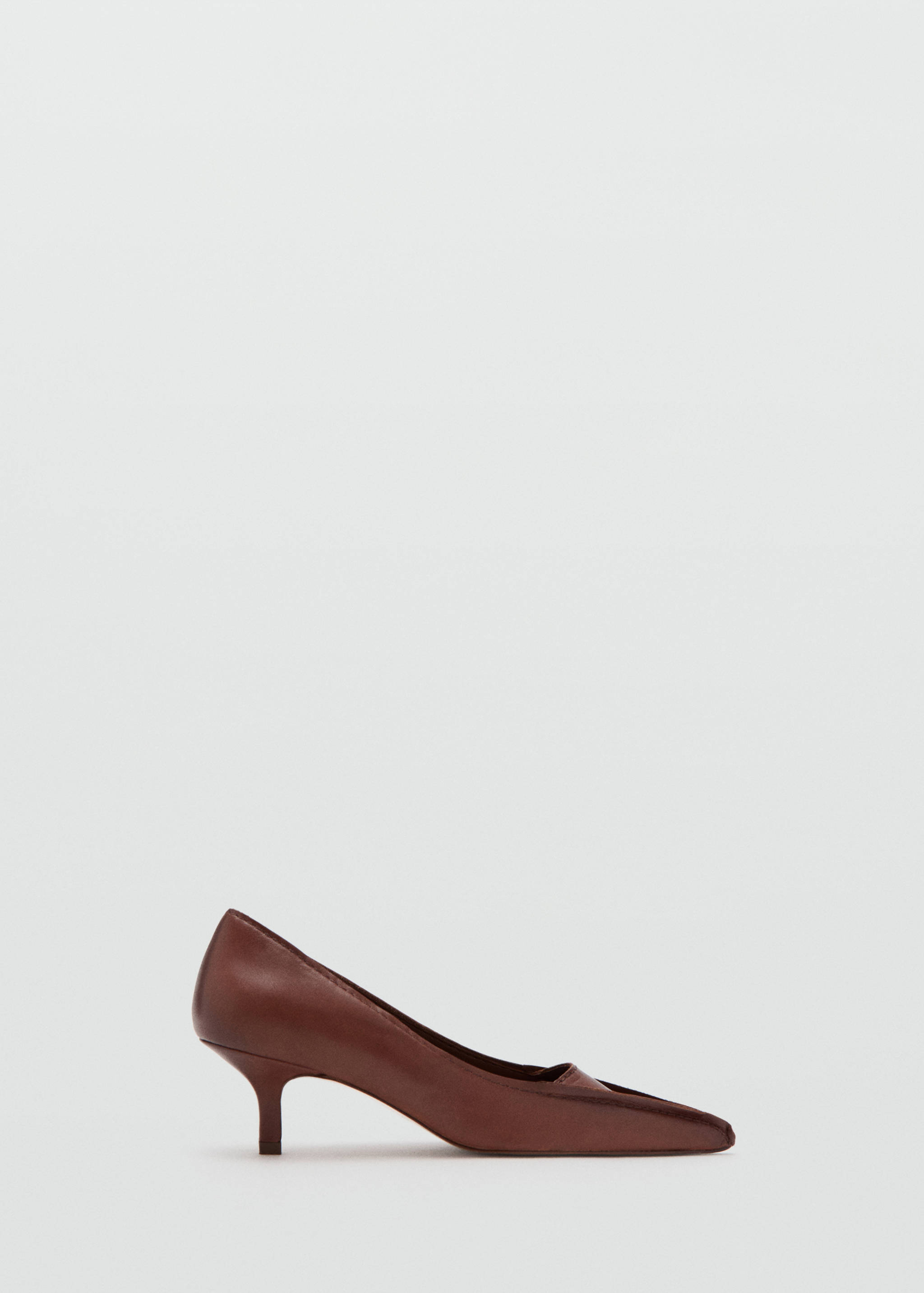 Chaussures cuir talon kitten heel - Article sans modèle