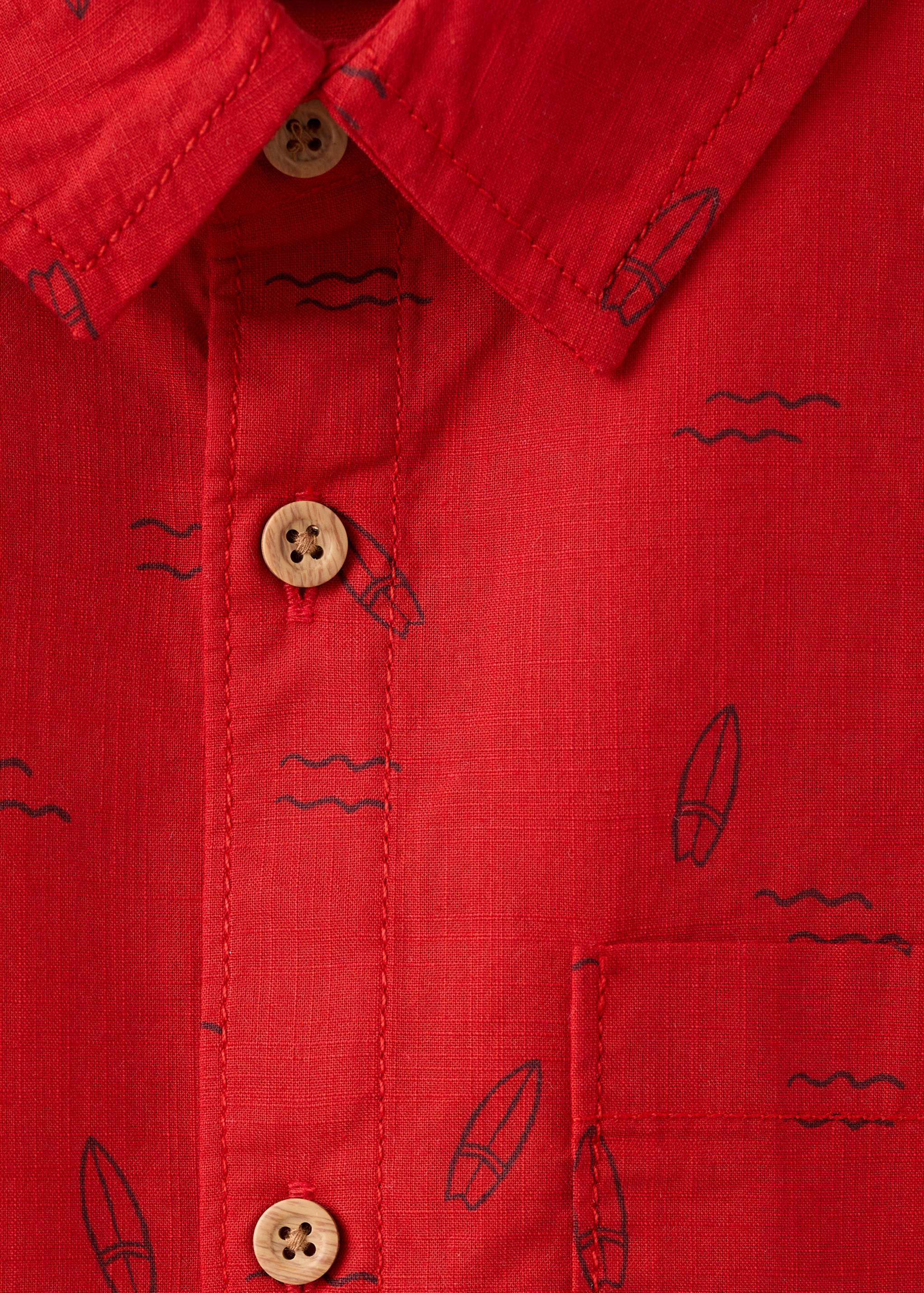 Printed short-sleeved shirt - Details of the article 8