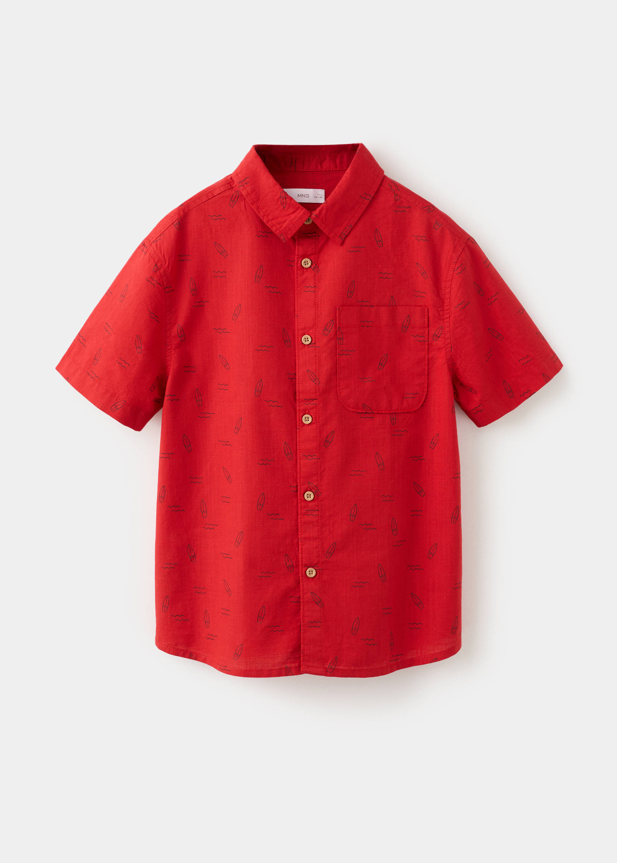 Camisa manga corta estampada - Artículo sin modelo