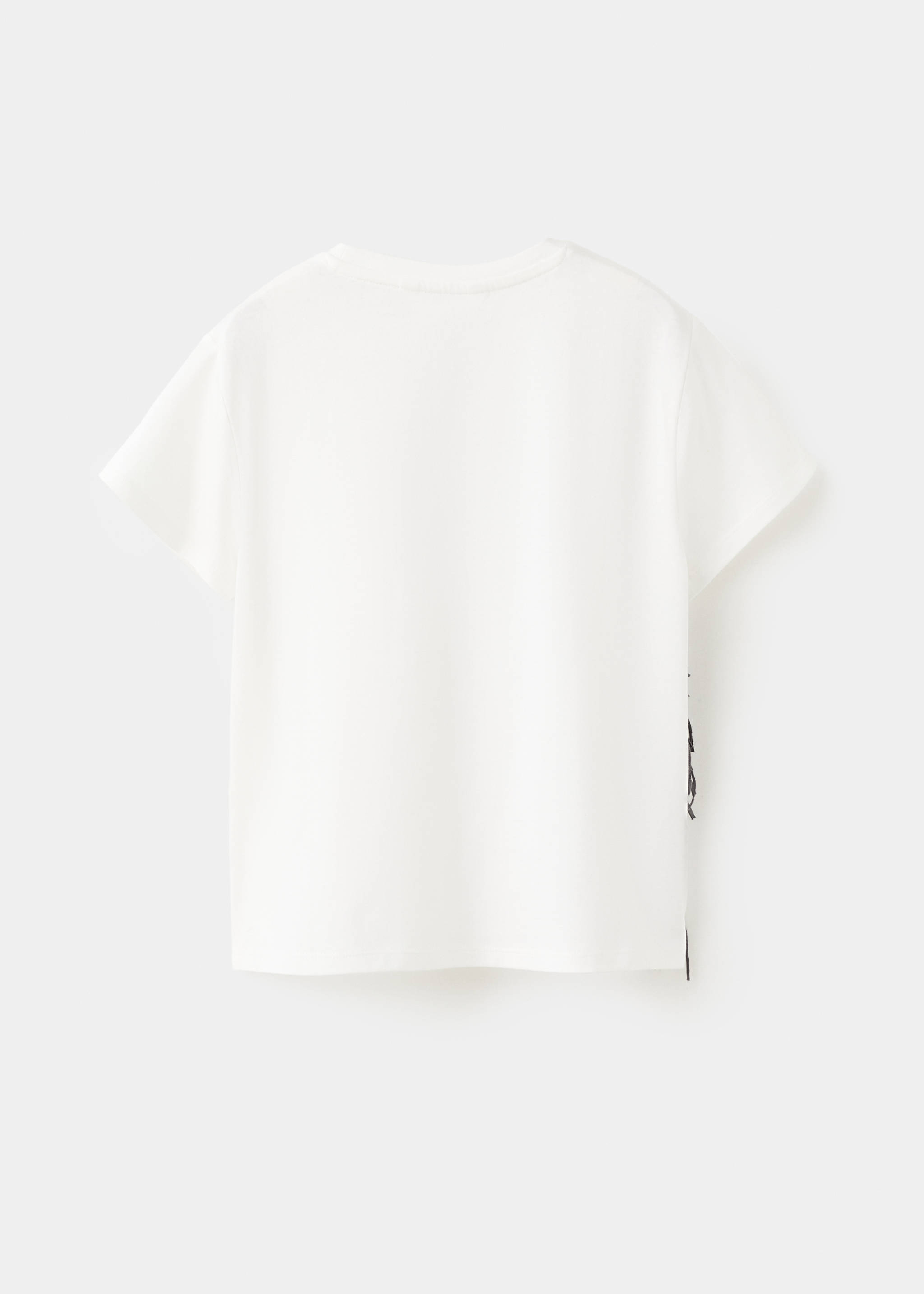 T-shirt cheval à franges - Verso de l’article