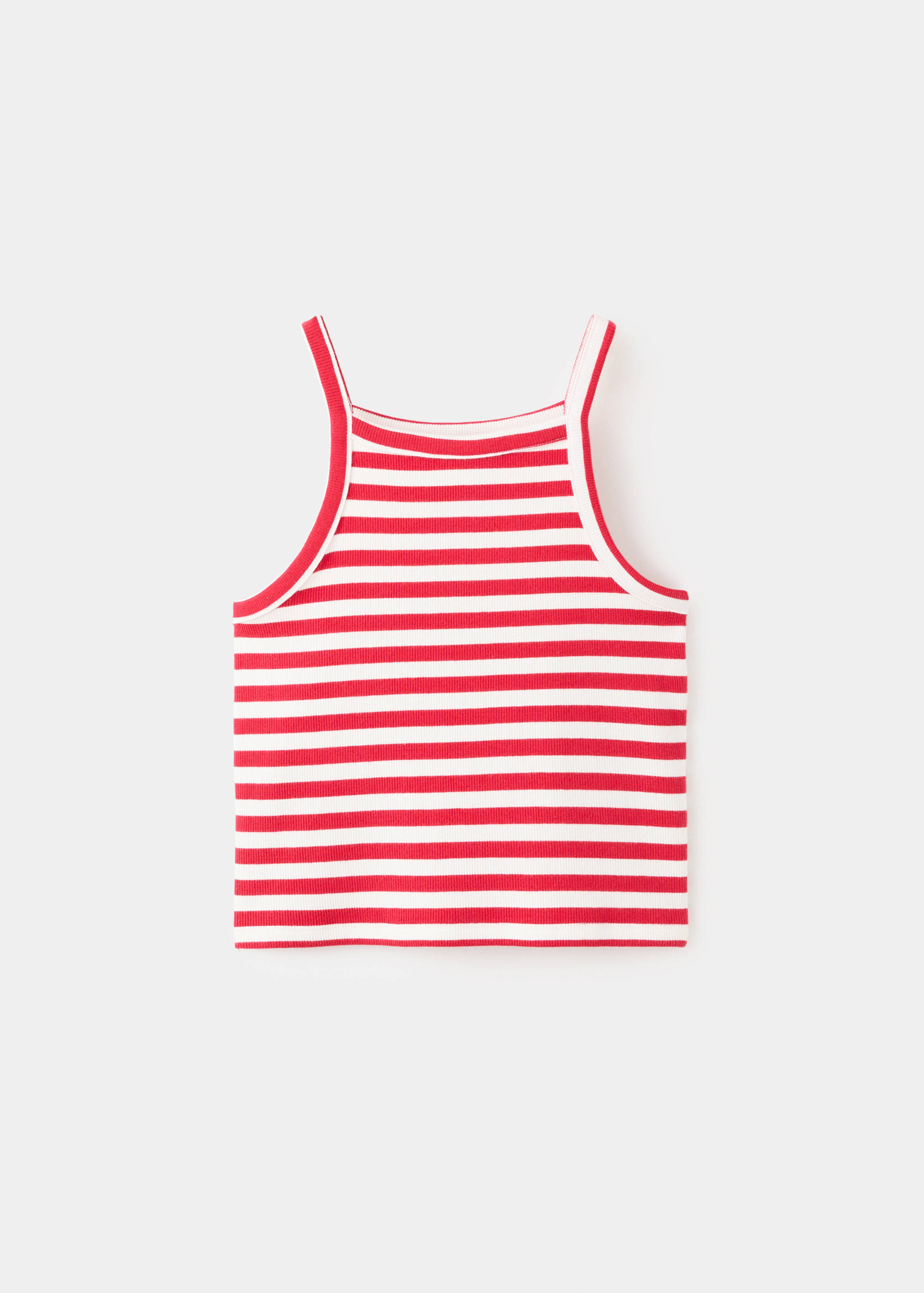Striped rib T-shirt - Article without model