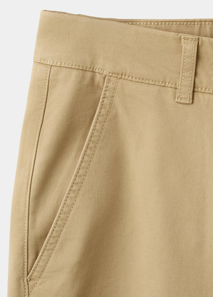 Plain chino trousers — Beige