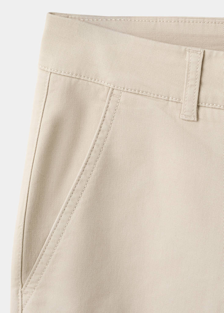 Plain chino trousers — Ice Grey