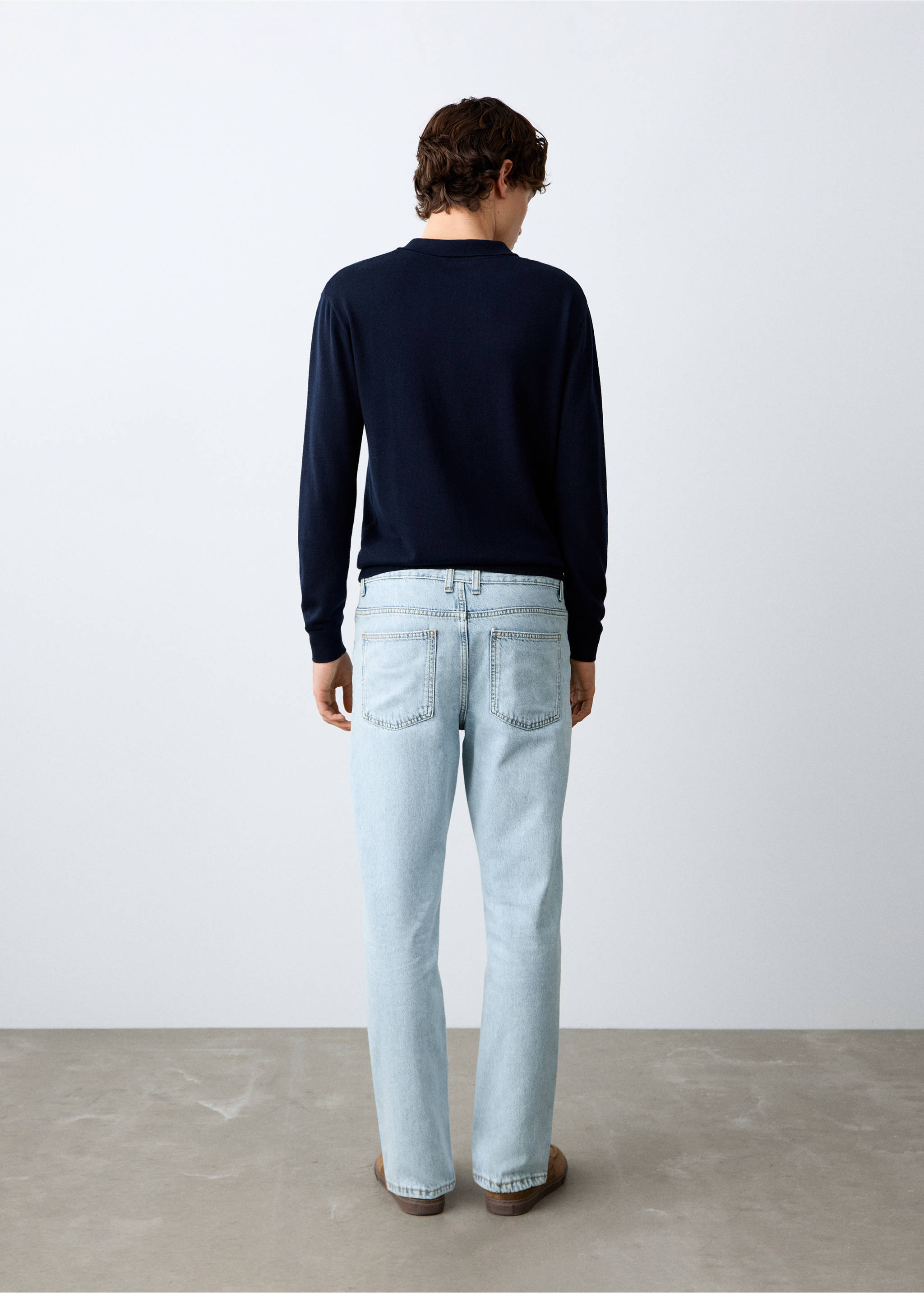 Jeans regular fit - Reverso del artículo, Azul claro. Ref: 27021520-00.