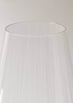 Tall glass vase — Ice Grey 2