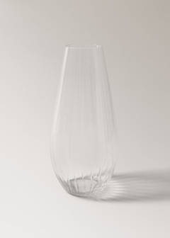 Tall glass vase — Ice Grey 5