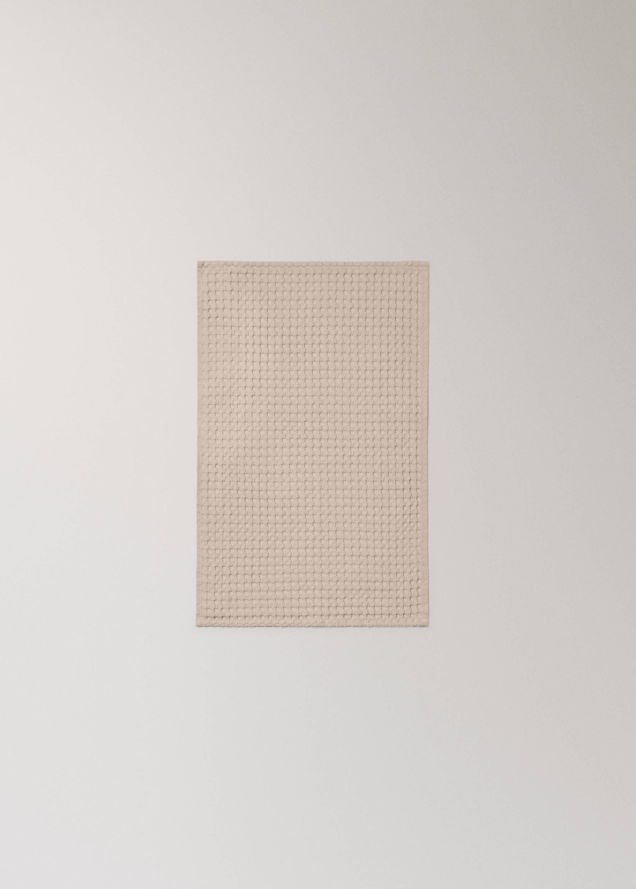 Serviette invité en coton gaufré - Article sans modèle