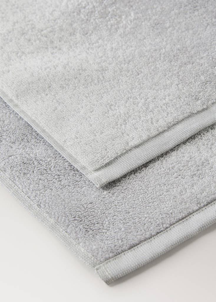 Gradient cotton terry bath towel — Indigo Blue