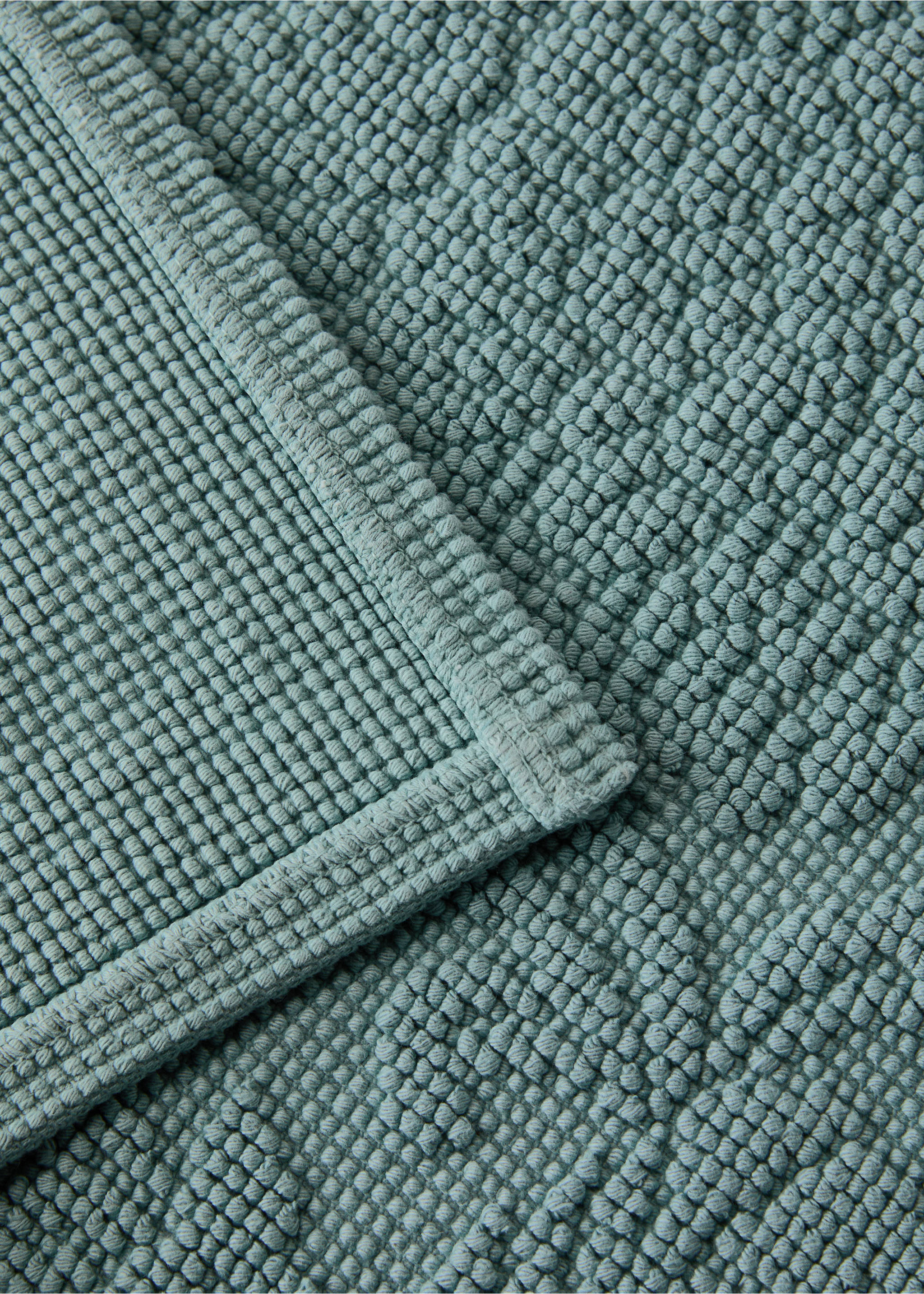 Килимче за баня с жакардови цветя - Данни за артикула 2, Аква зелено. Ref: 27021535-00.