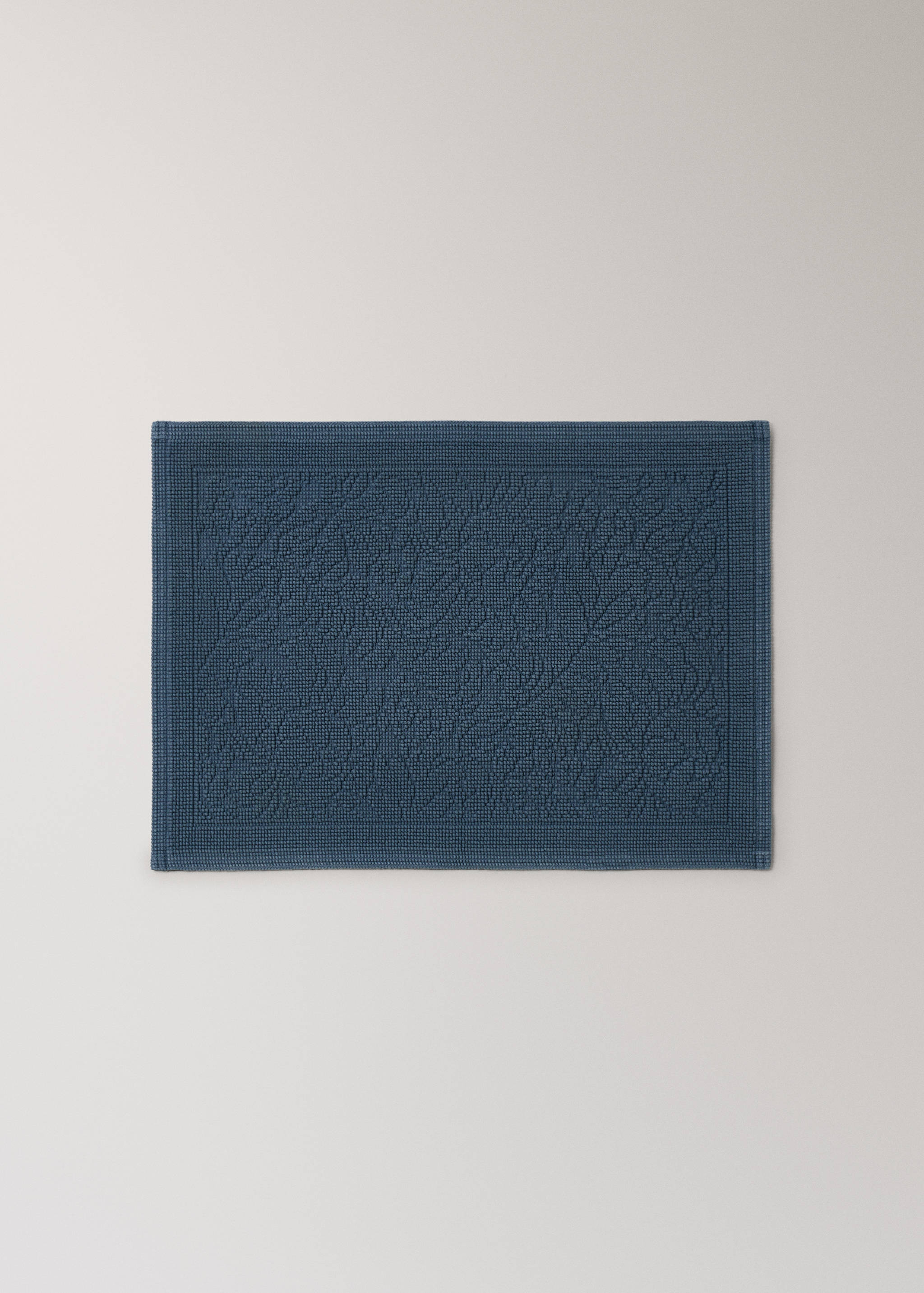 Cotton jacquard bath rug - Article without model