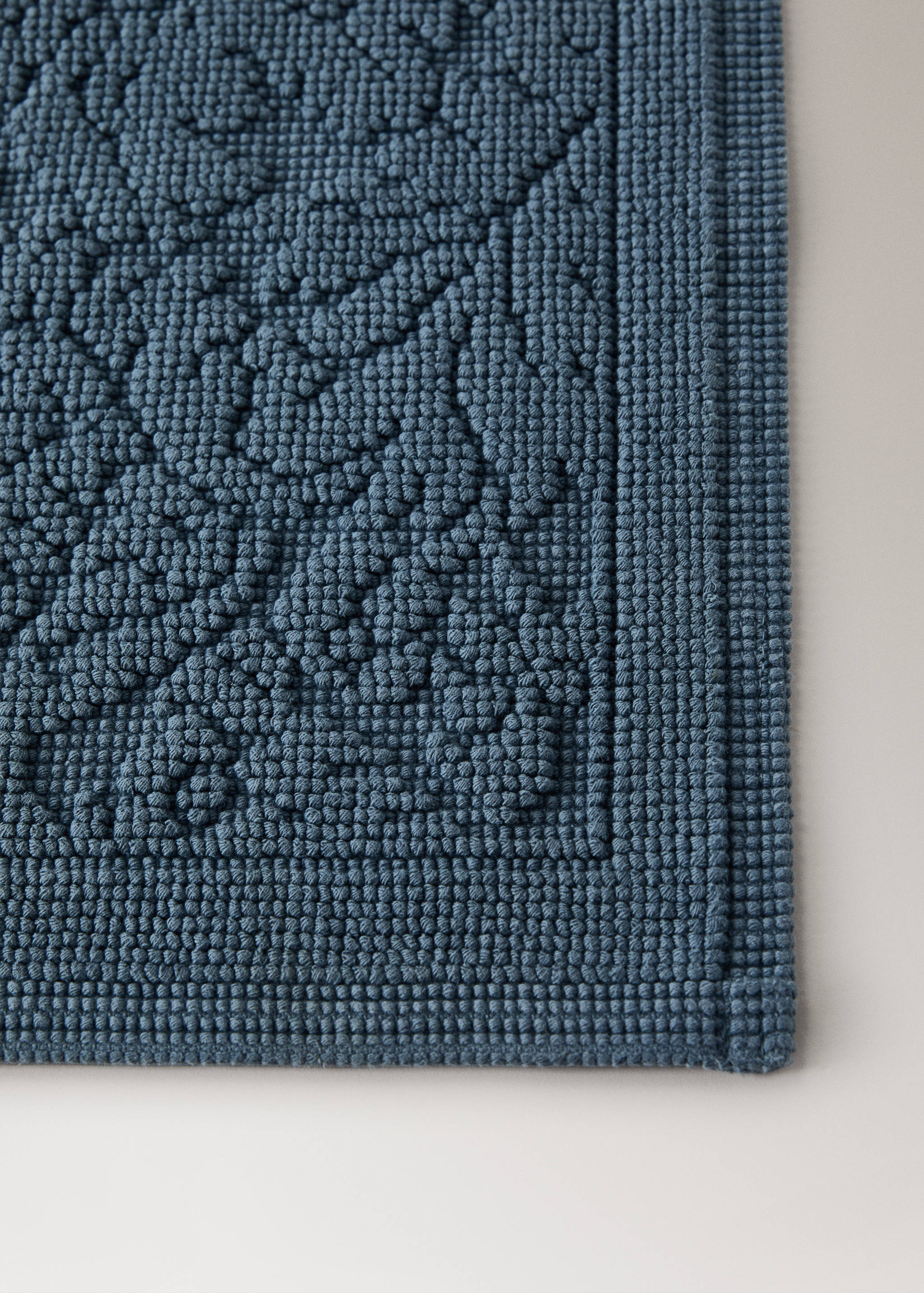 Cotton jacquard bath rug - Details of the article 1