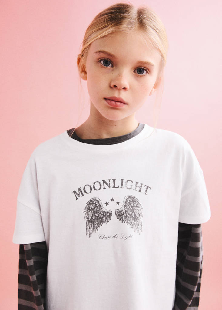 Camiseta 100% algodón estampada