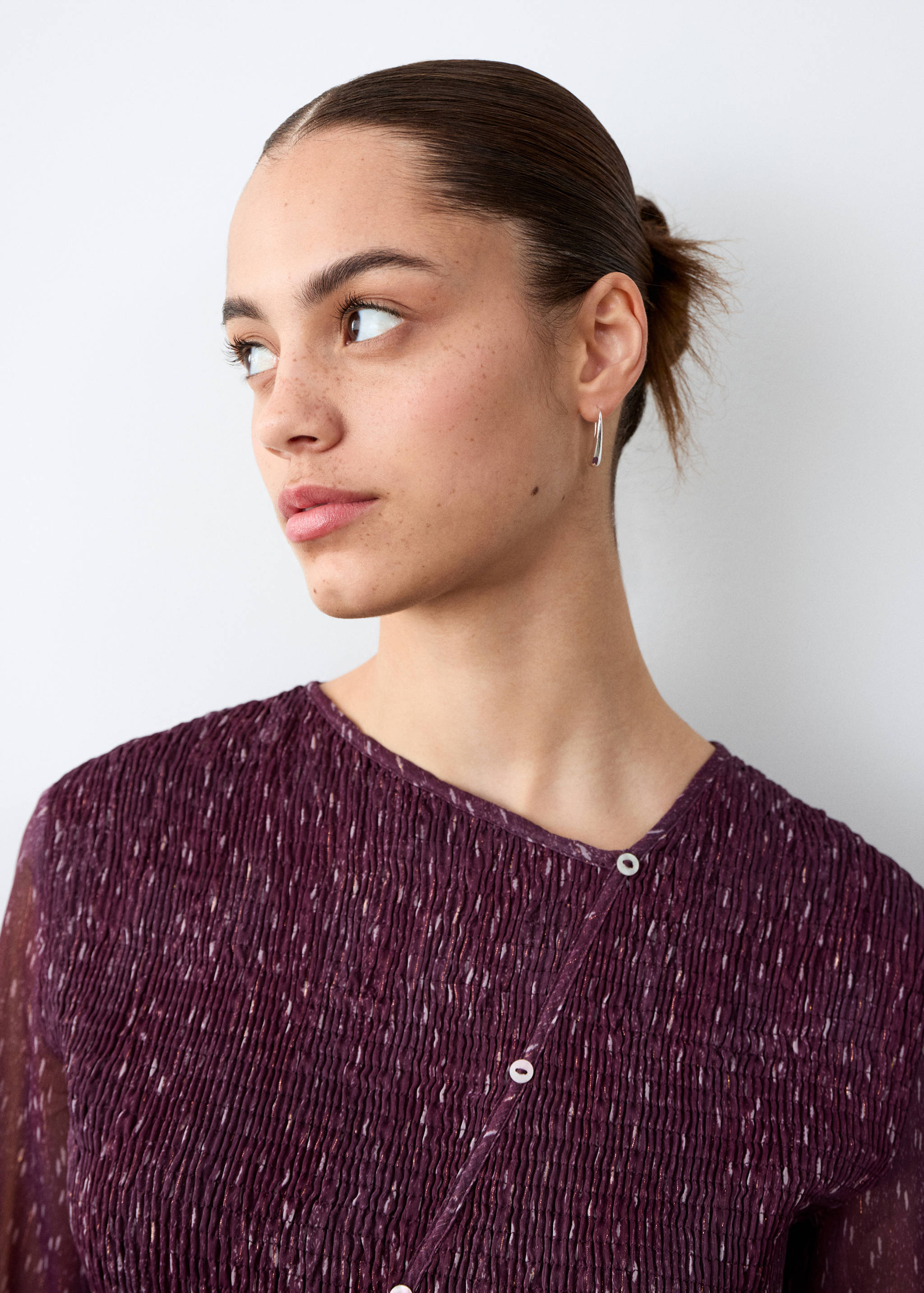 Asymmetrical blouse - Details of the article 1