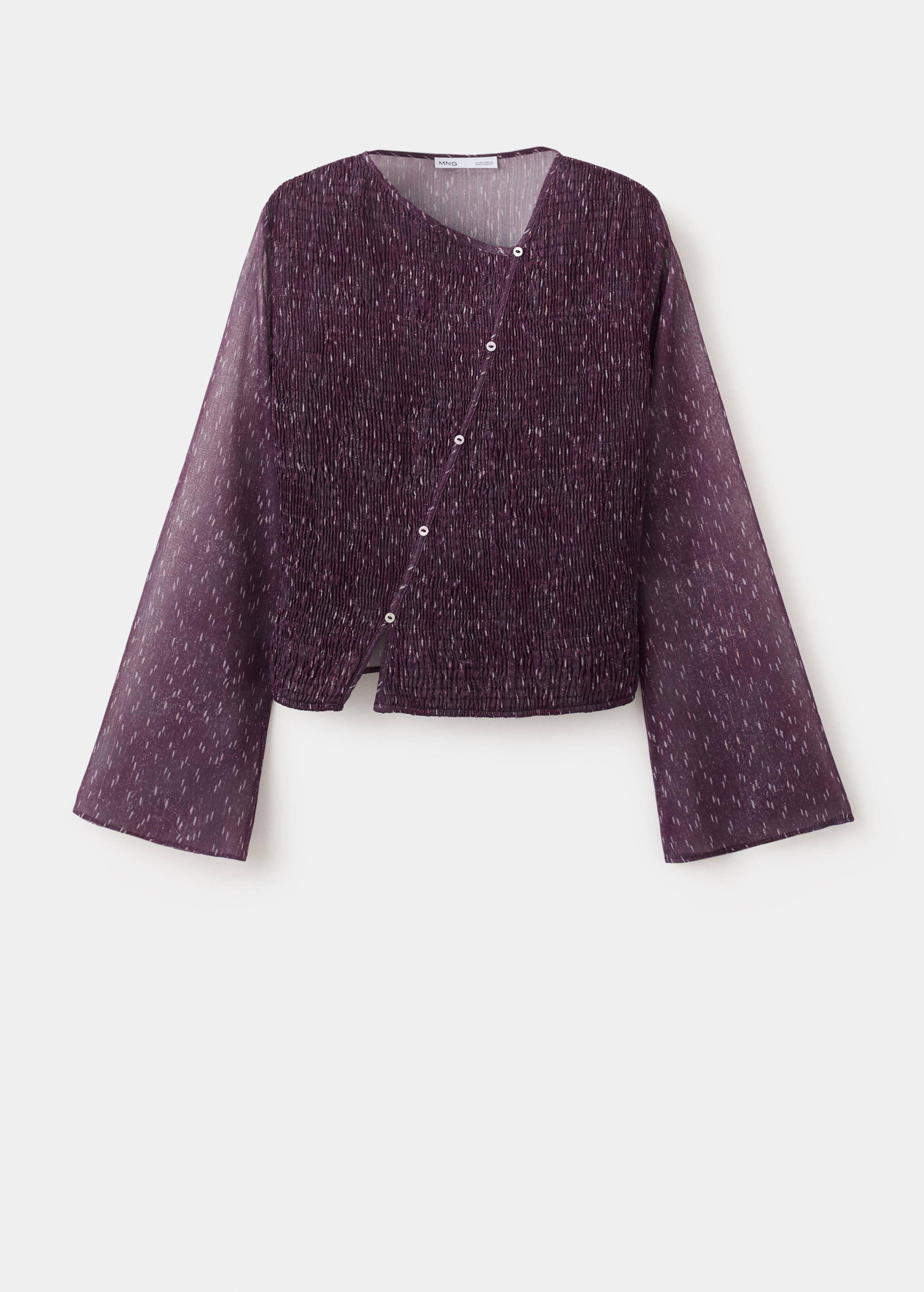 Blusa asimétrica - Artículo sin modelo