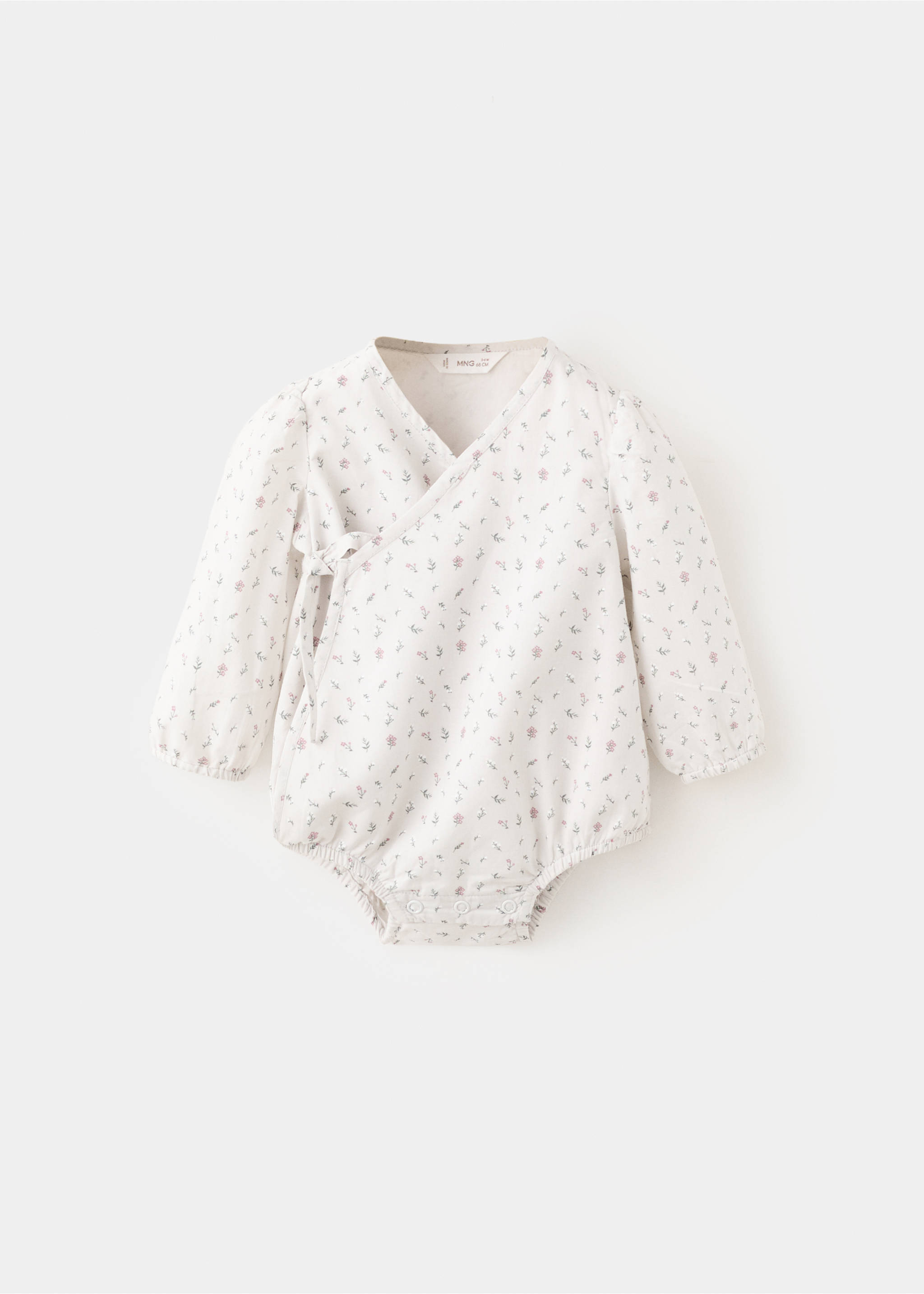 Pelele estampado cruzado - Artículo sin modelo, Gris. Ref: 27022005-00.