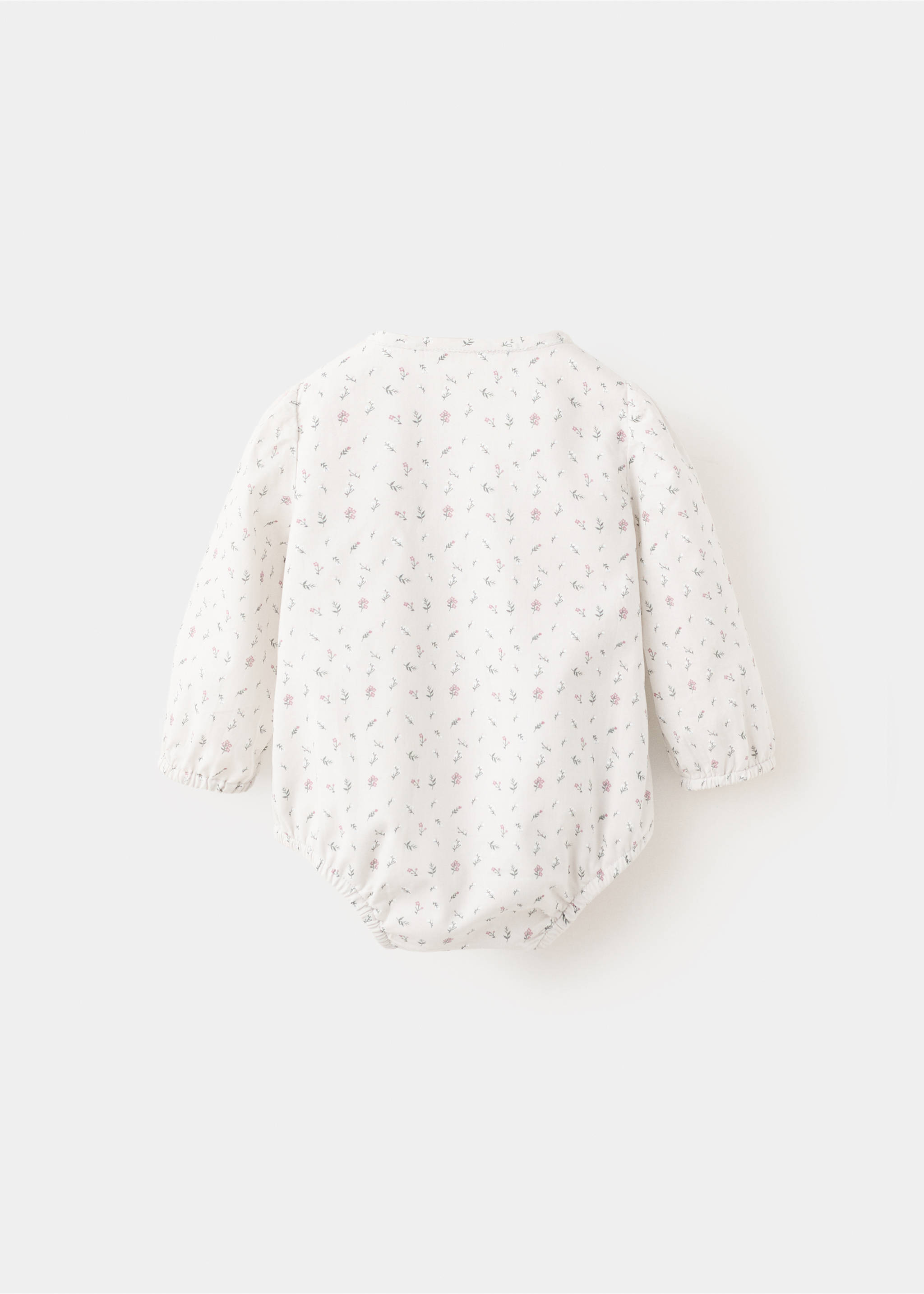 Pelele estampado cruzado - Reverso del artículo, Gris. Ref: 27022005-00.