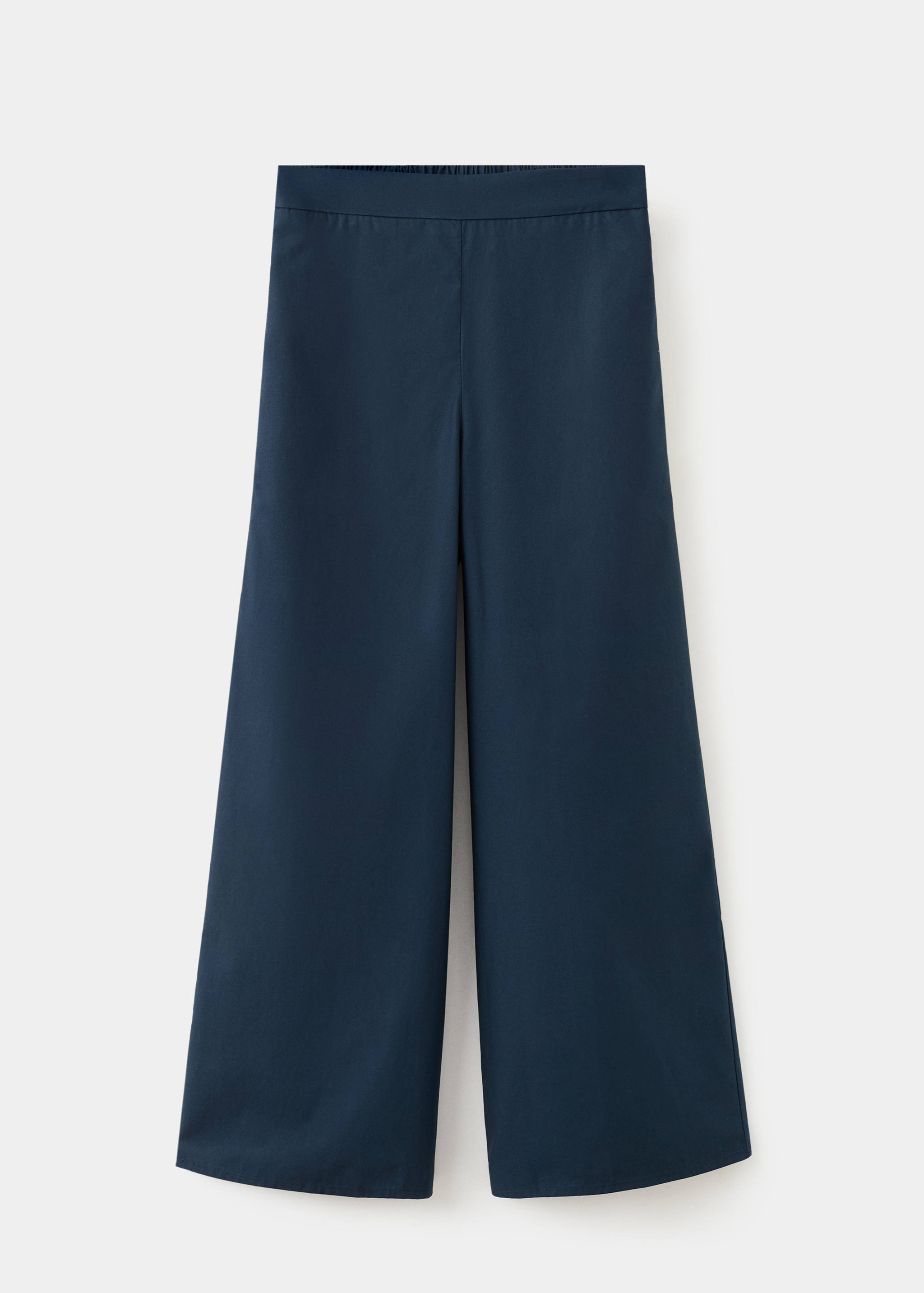 Straight-fit trousers with elastic waist - Article without model
