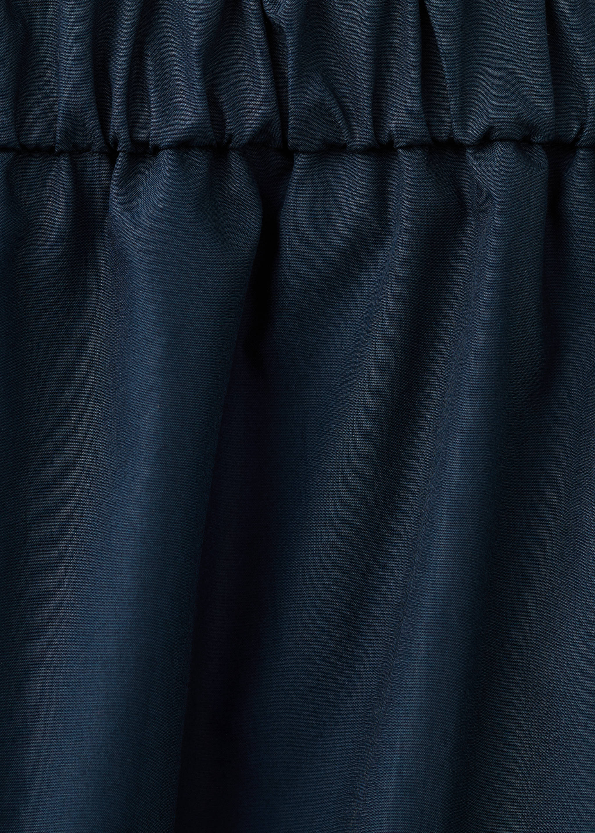 Straight-fit trousers with elastic waist - Details of the article 0