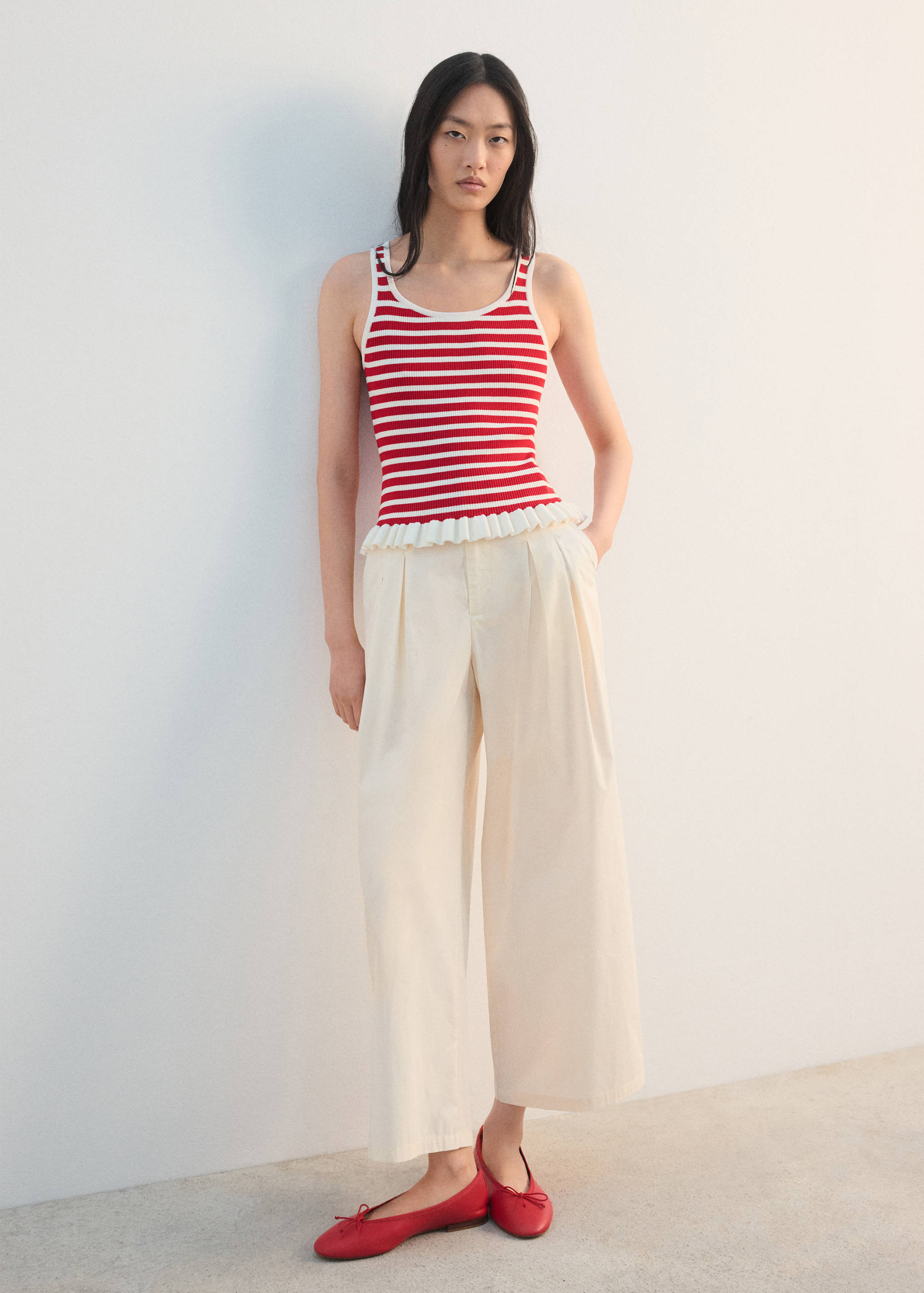 Pleat detailed top - General plane