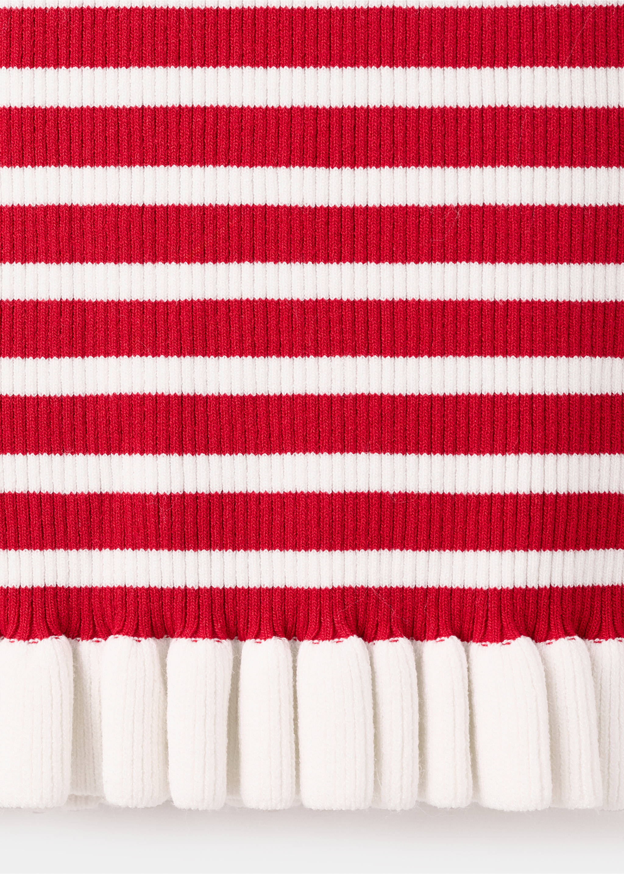 Pleat detailed top - Details of the article 0, Red. Ref: 27022541-00.