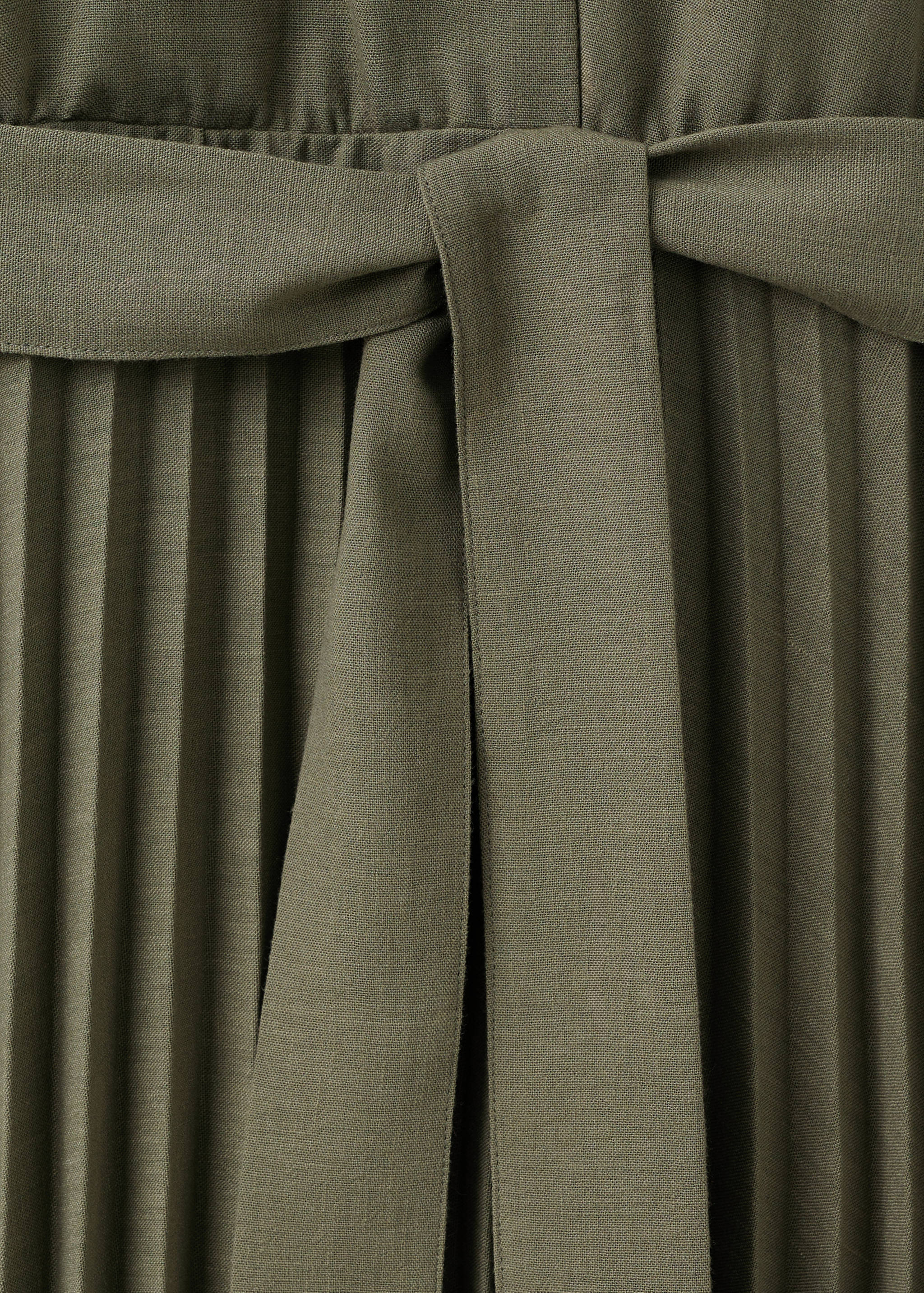 Pleated shirt dress - Details of the article 8